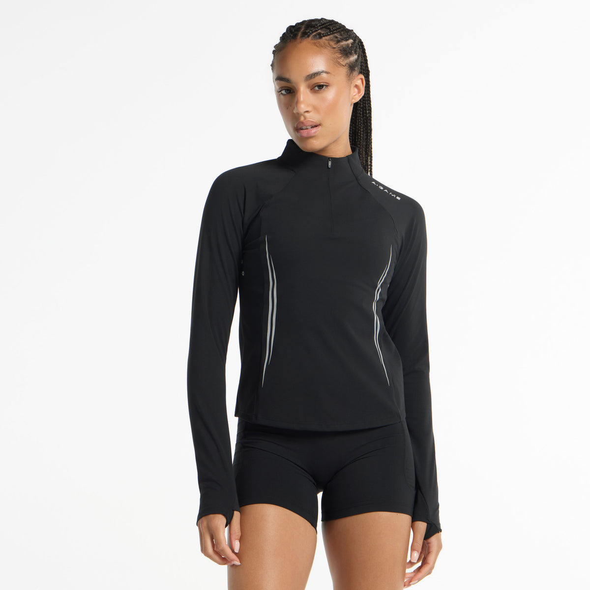 Women's Core Training 1/4 Zip - Black