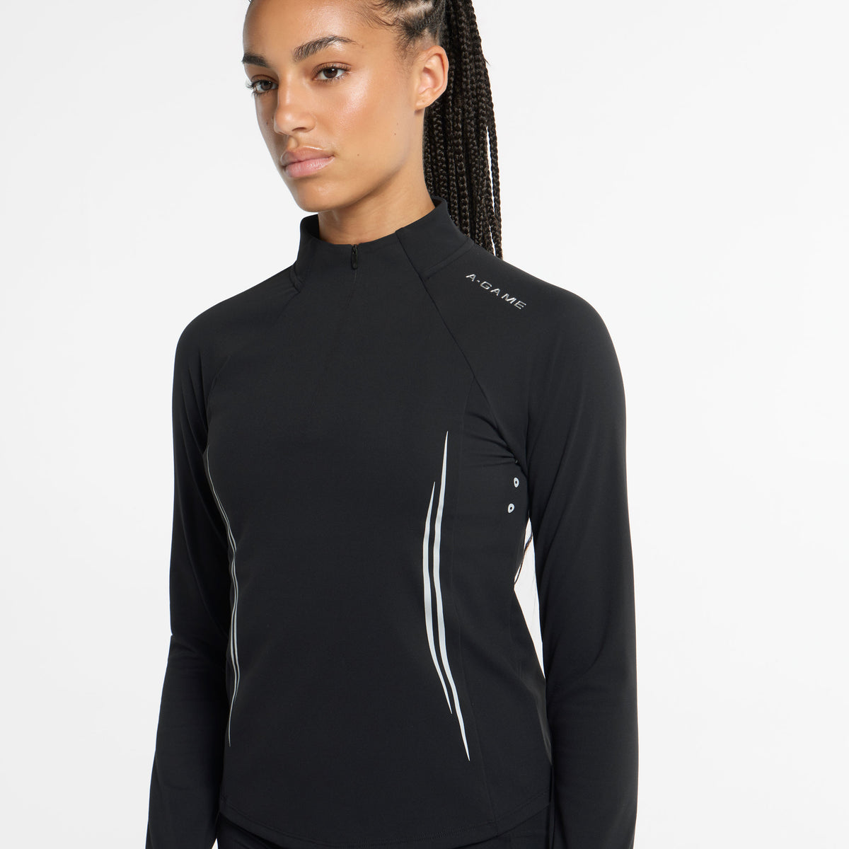 Women's Core Training 1/4 Zip - Black