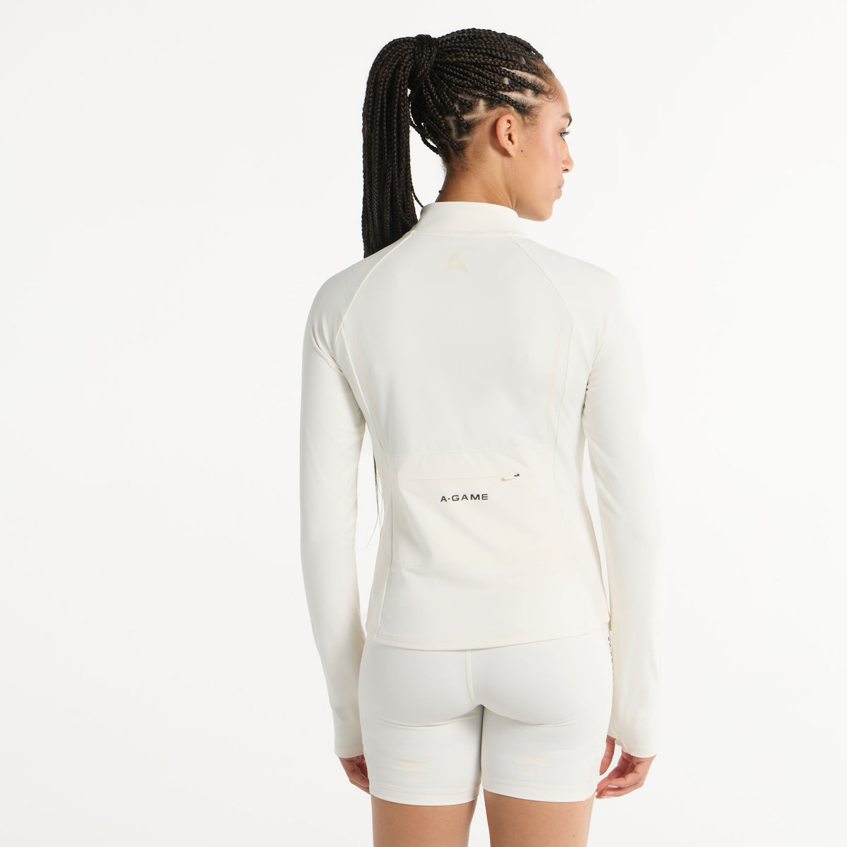 Women's Core Training 1/4 Zip - Ecru
