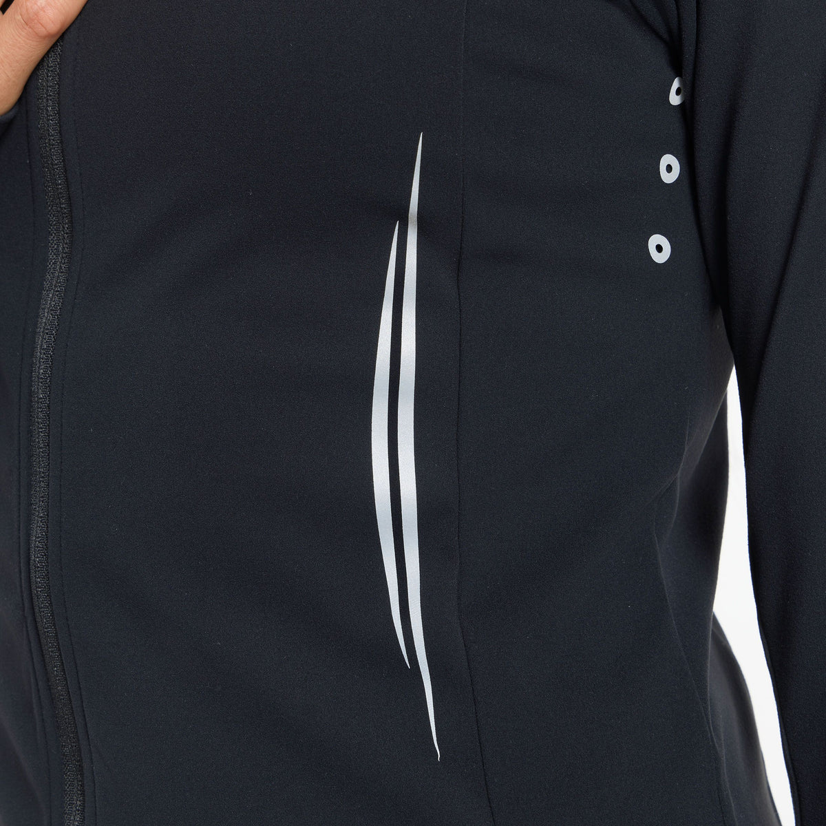 Women's Zip Through - Black