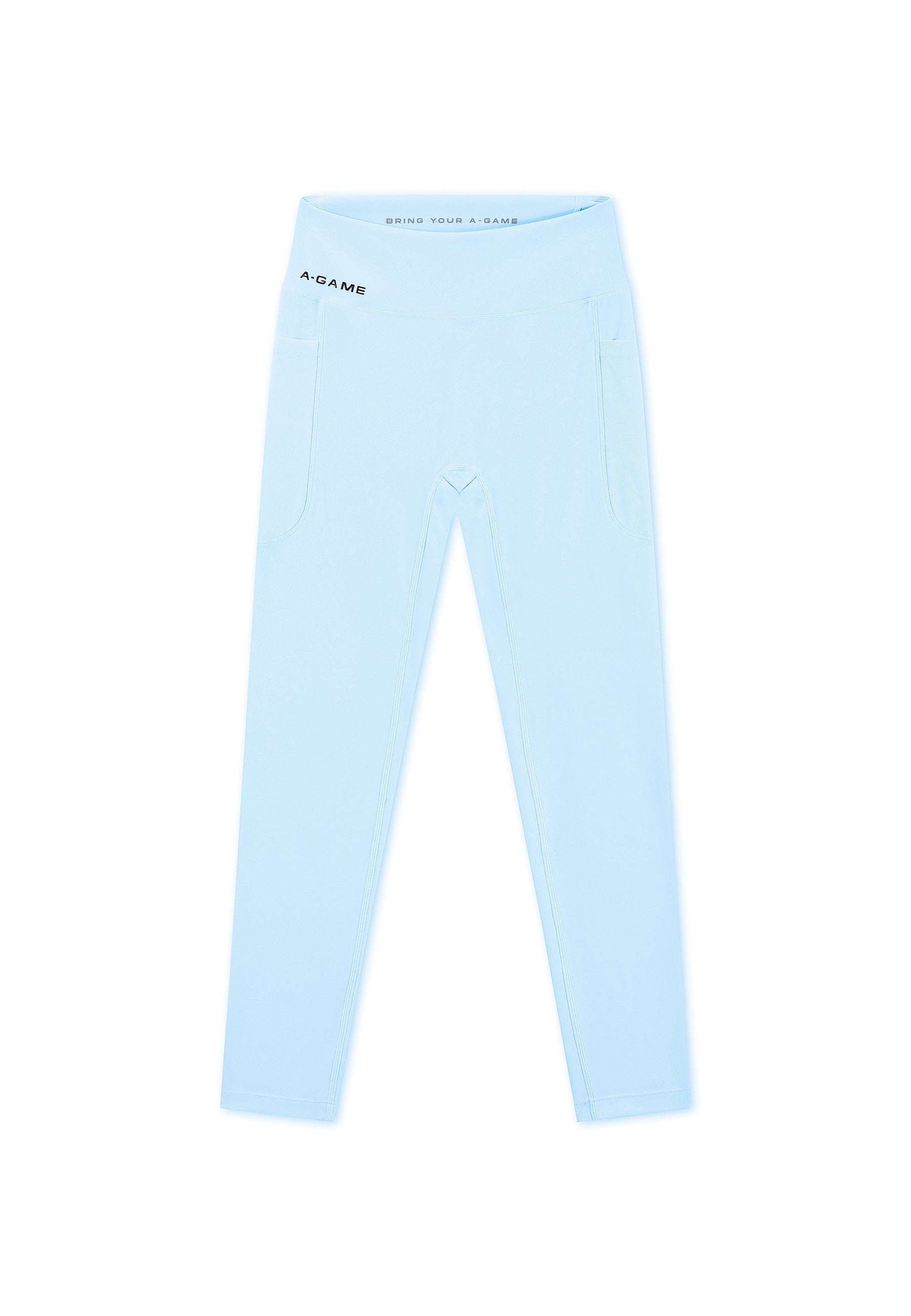 WOMENS TRAINING LEGGINGS - PALE BLUE