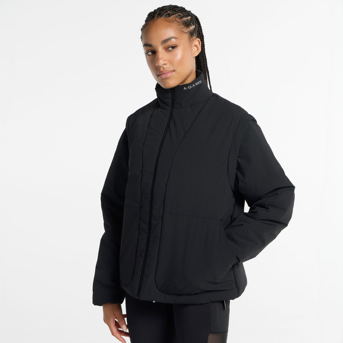 Women's Lightweight Padded Jacket - Black