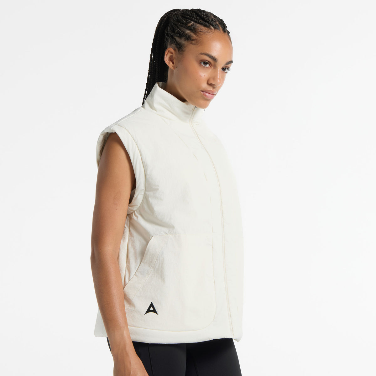 Women's Lightweight Padded Jacket - Ecru