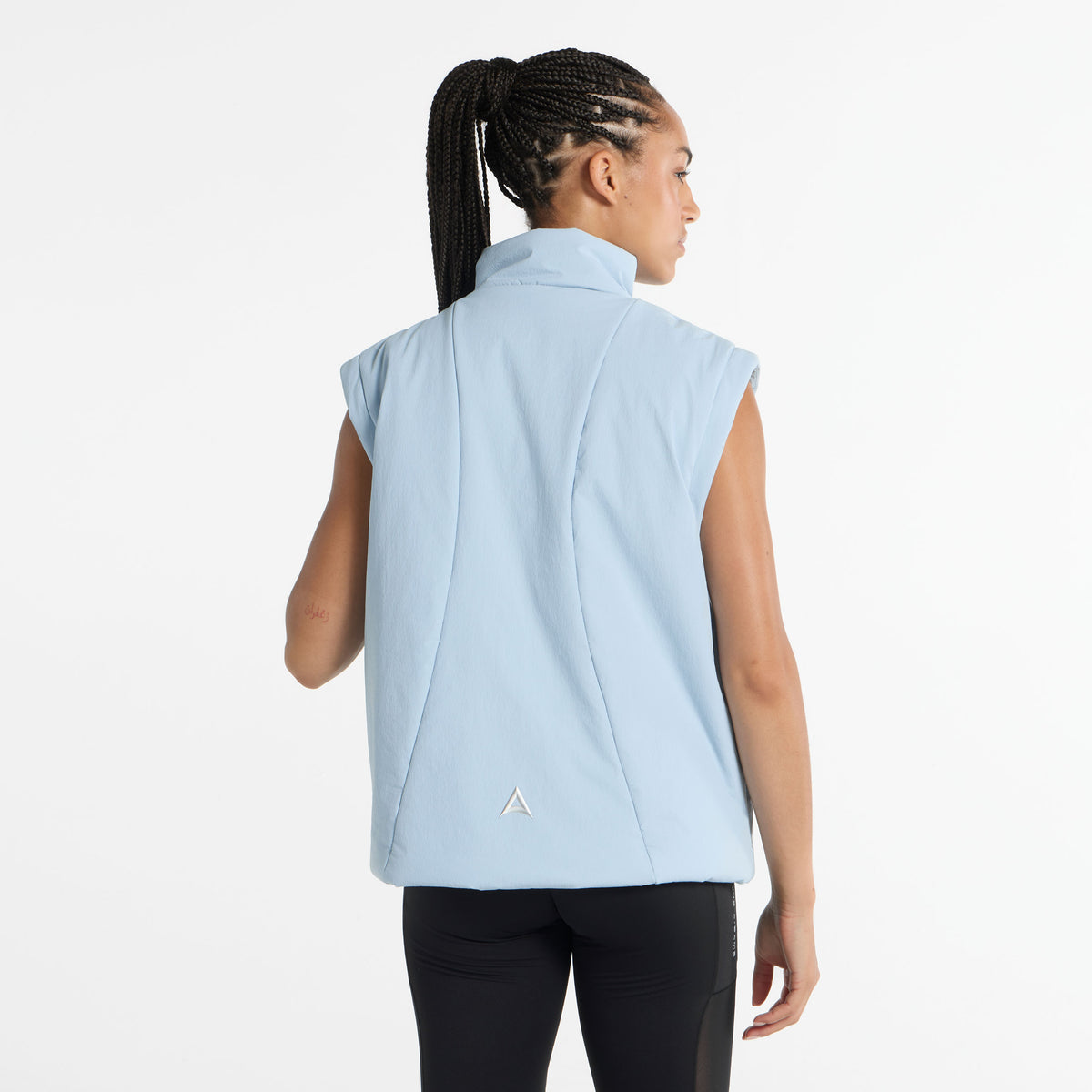 Women's Lightweight Padded Jacket - Pale Blue