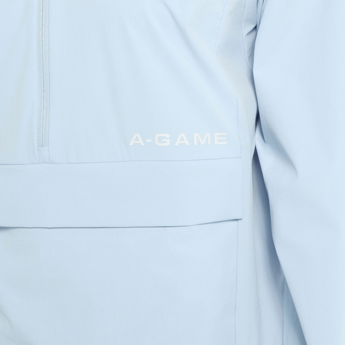Women's Half Zip Pullover Jacket - Pale Blue