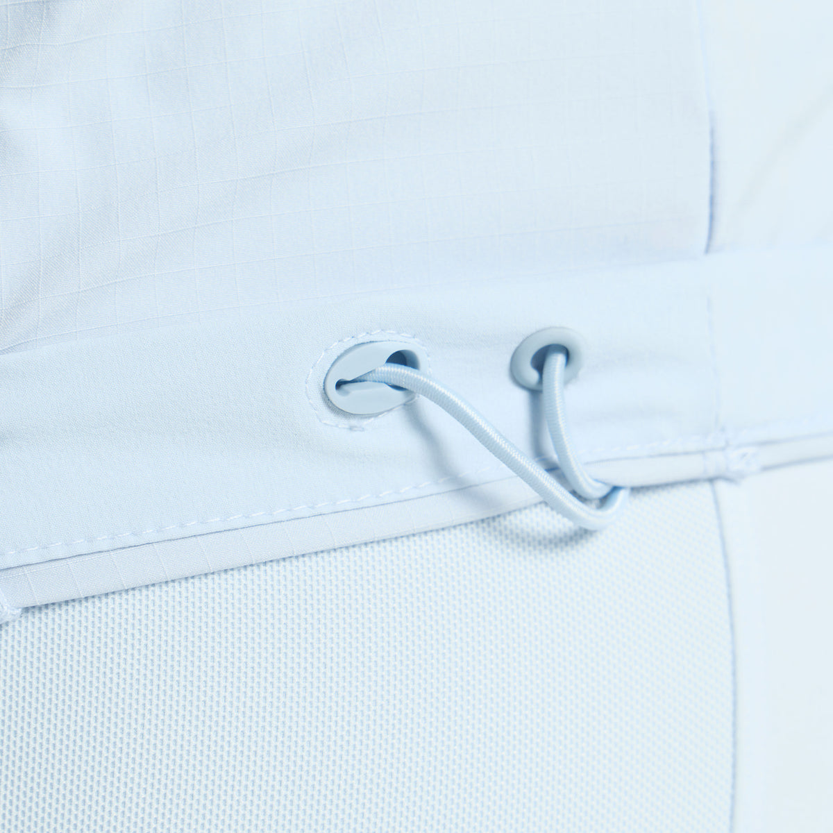 Women's Half Zip Pullover Jacket - Pale Blue