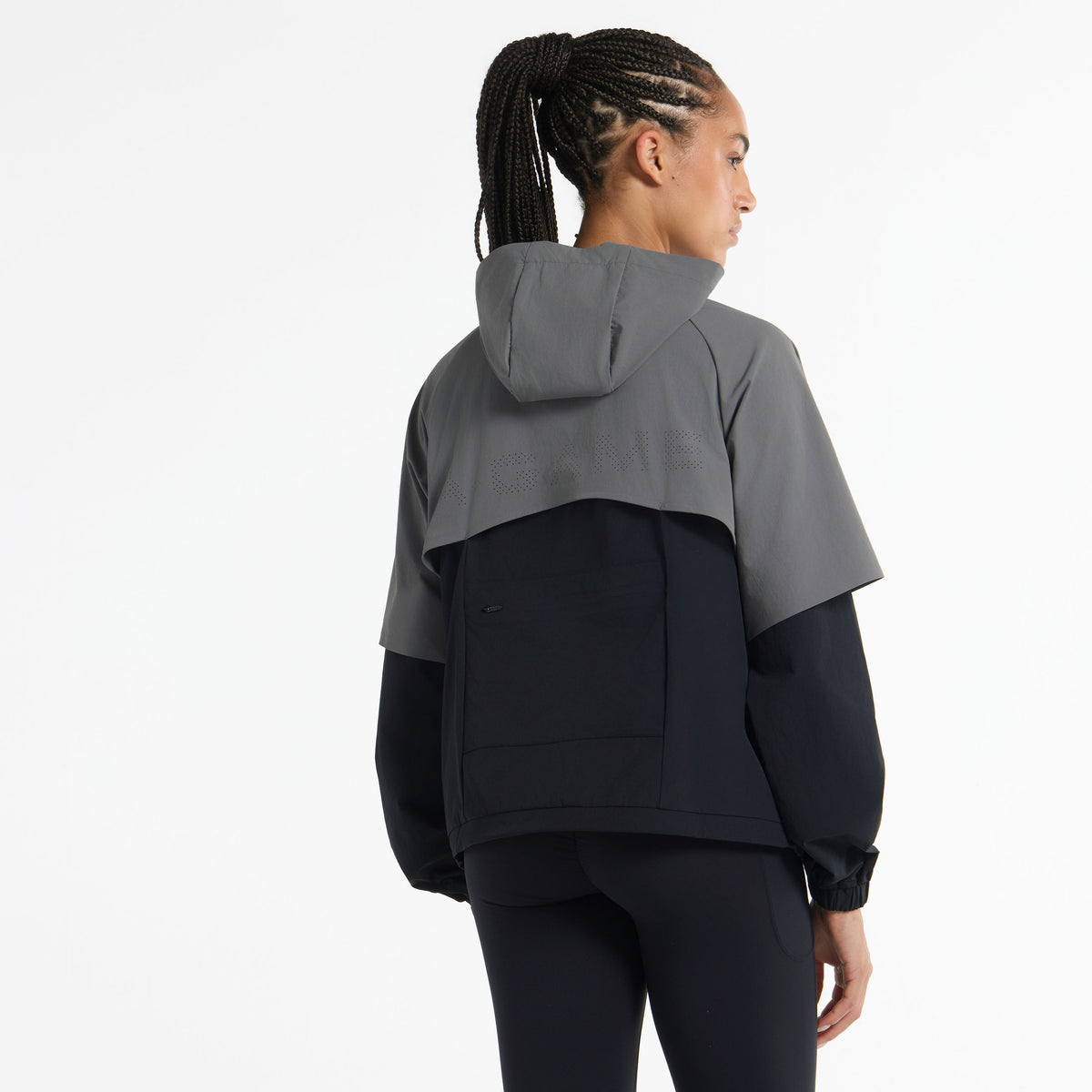 Women's Quarter Zip Jacket - Black