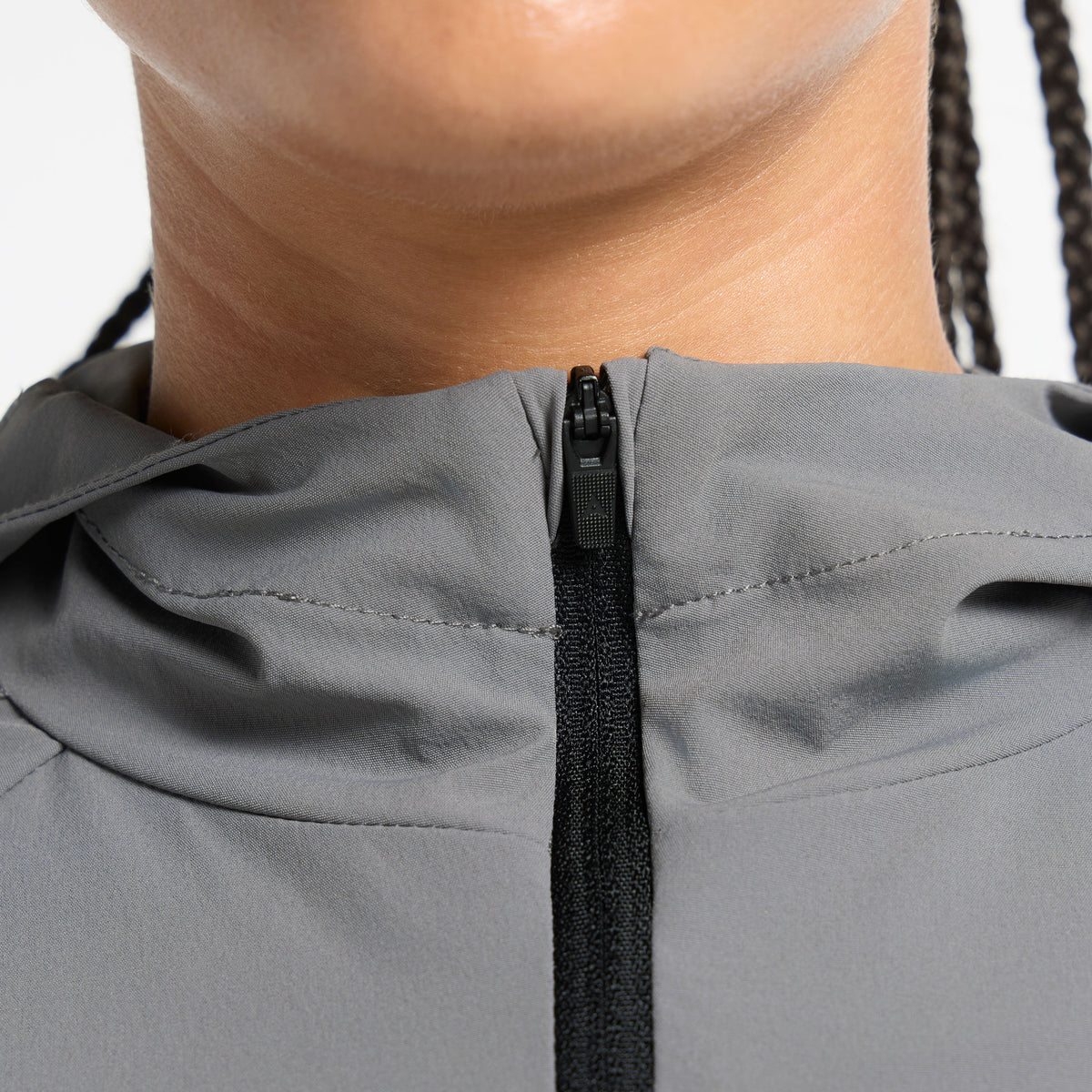 Women's Quarter Zip Jacket - Black
