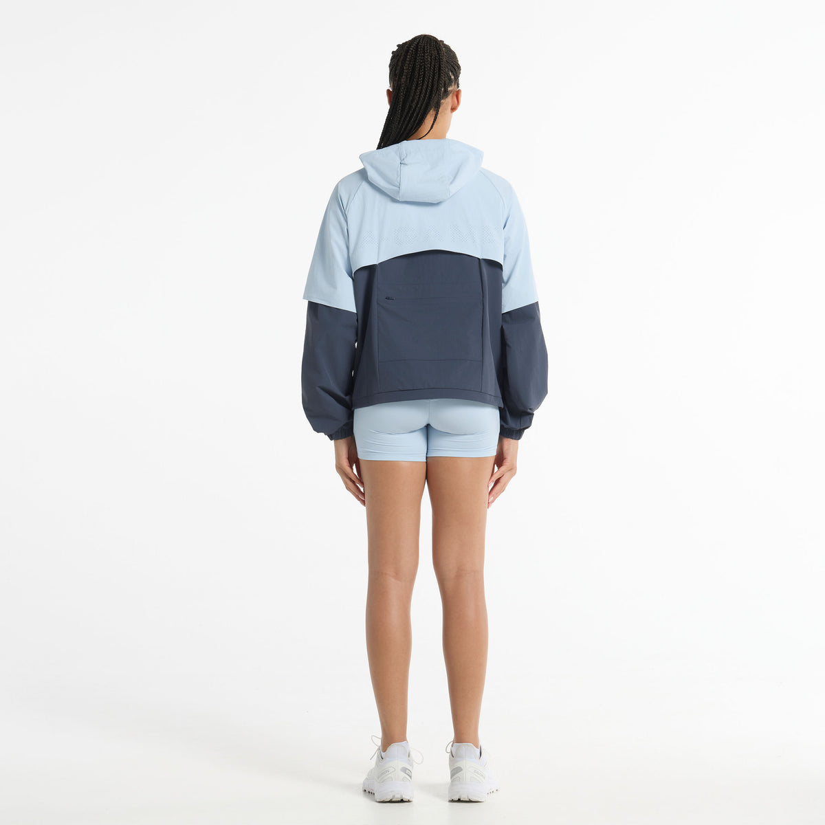 Women's Quarter Zip Jacket - Blue