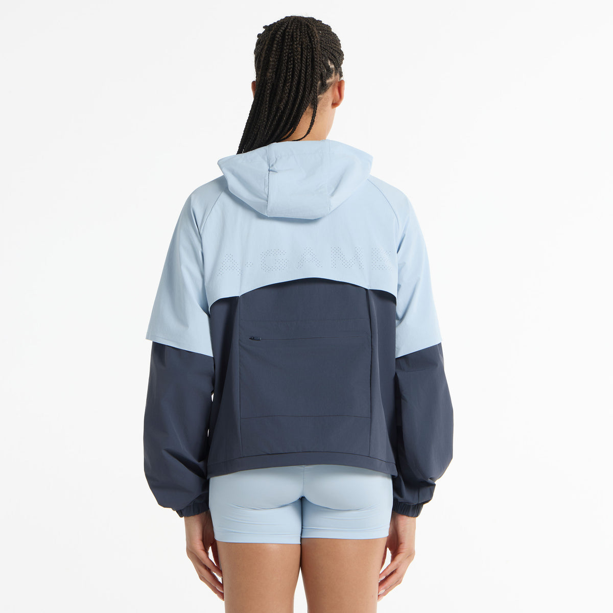 Women's Quarter Zip Jacket - Blue