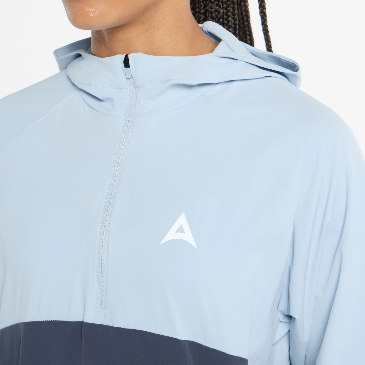 Women's Quarter Zip Jacket - Blue