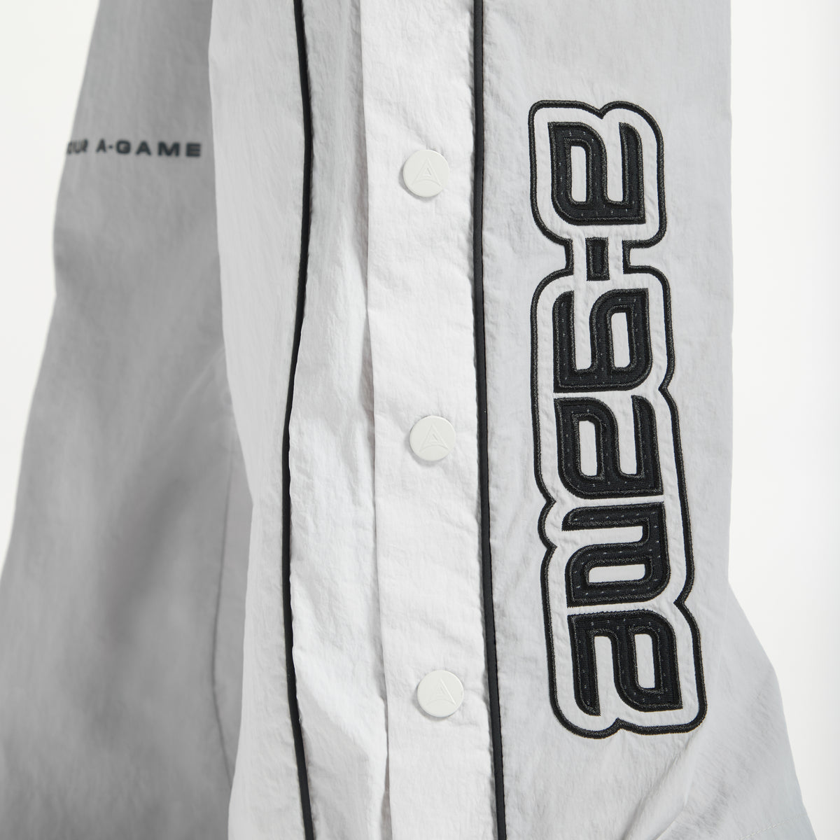Men's Woven Tech Popper Pants - Grey