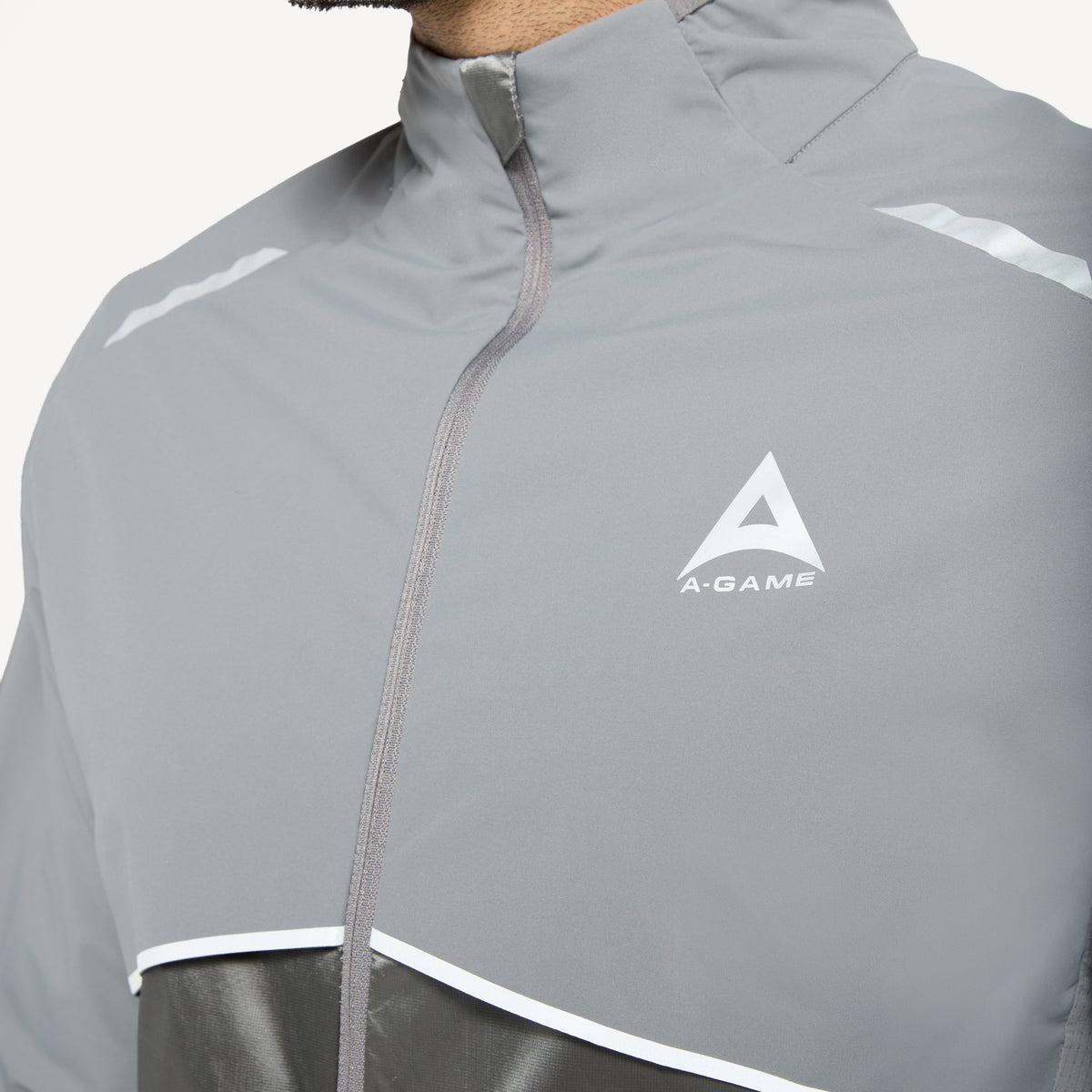 Men's Lightweight Windbreaker Jacket - Dk Grey