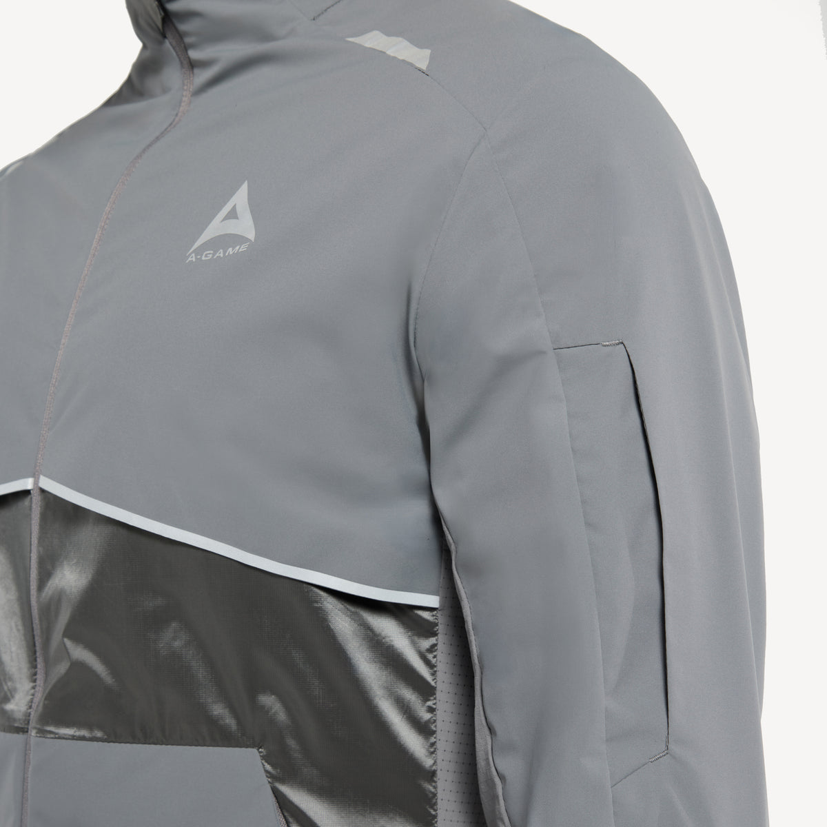 Men's Lightweight Windbreaker Jacket - Dk Grey
