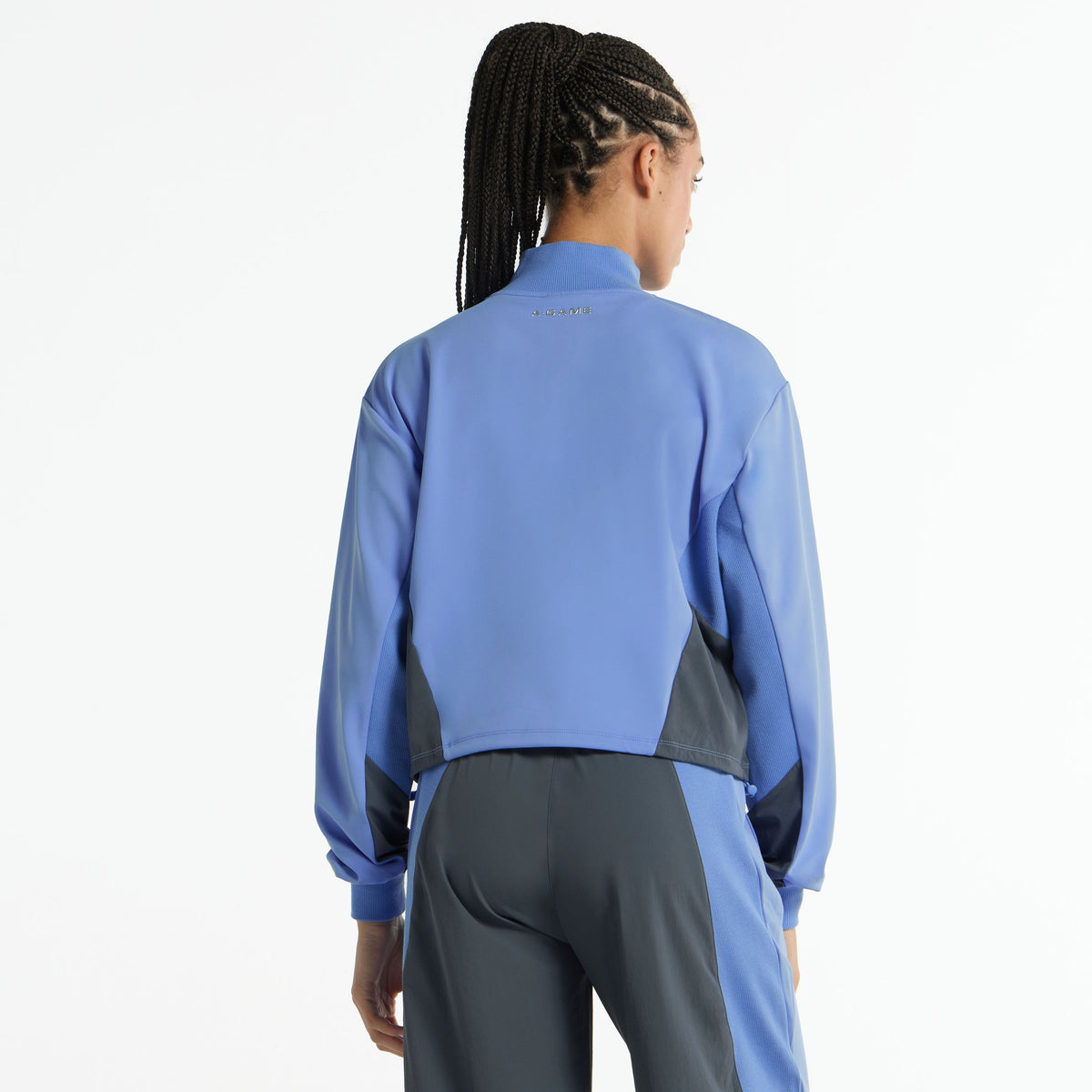 Women's Oversized Track Jacket - Cornflower