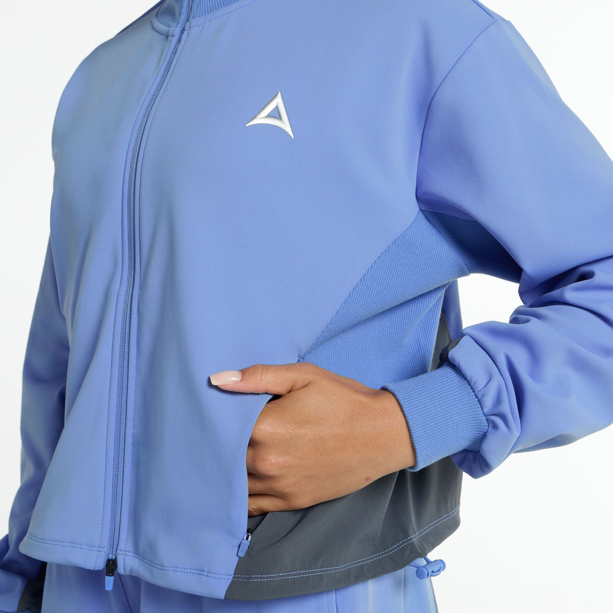 Women's Oversized Track Jacket - Cornflower