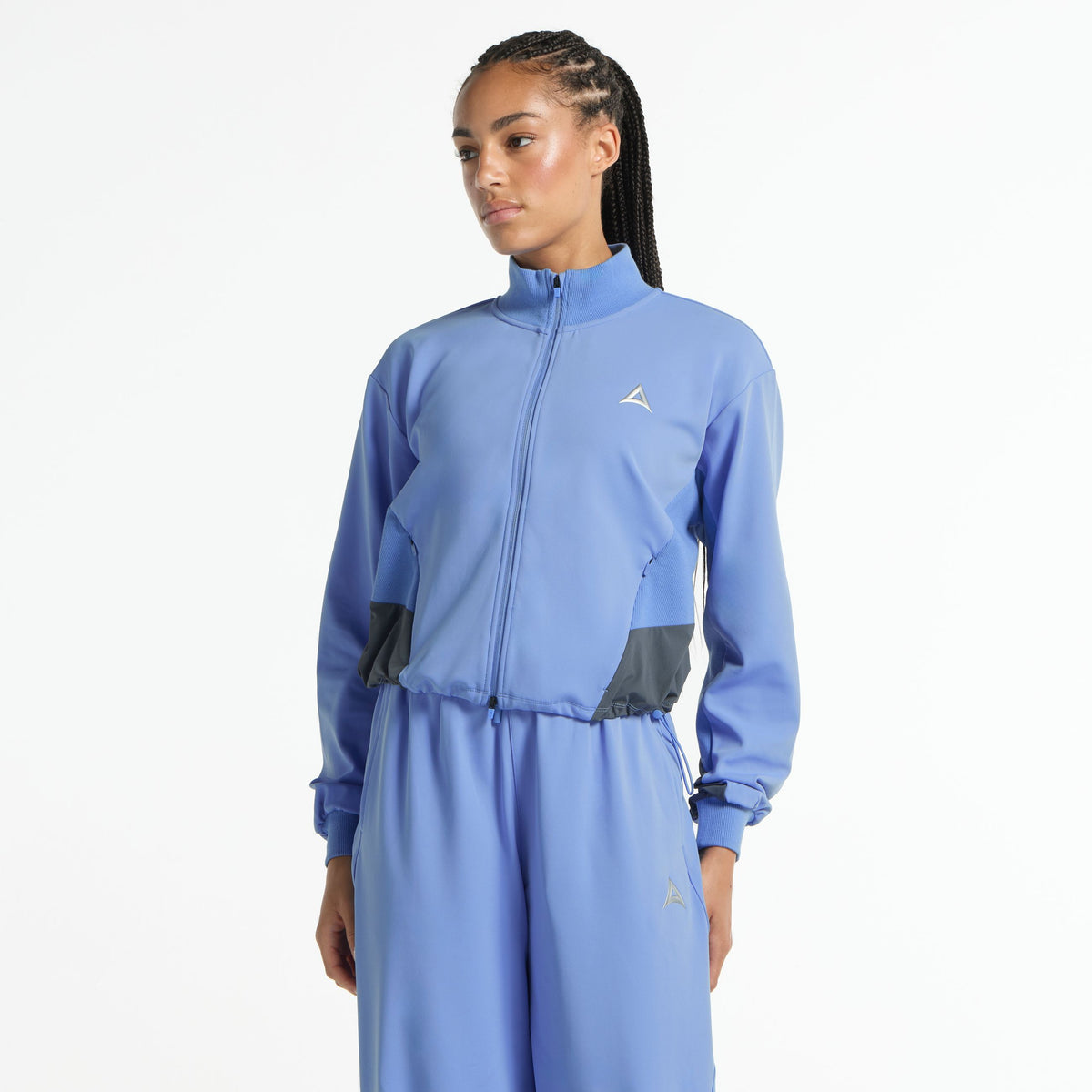 Women's Oversized Track Jacket - Cornflower