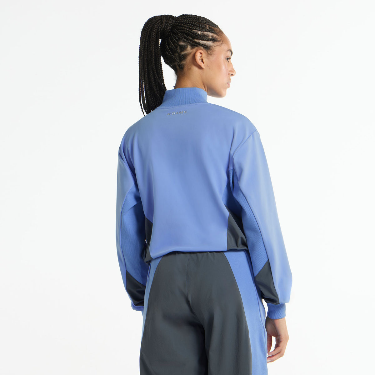 Women's Oversized Track Jacket - Cornflower