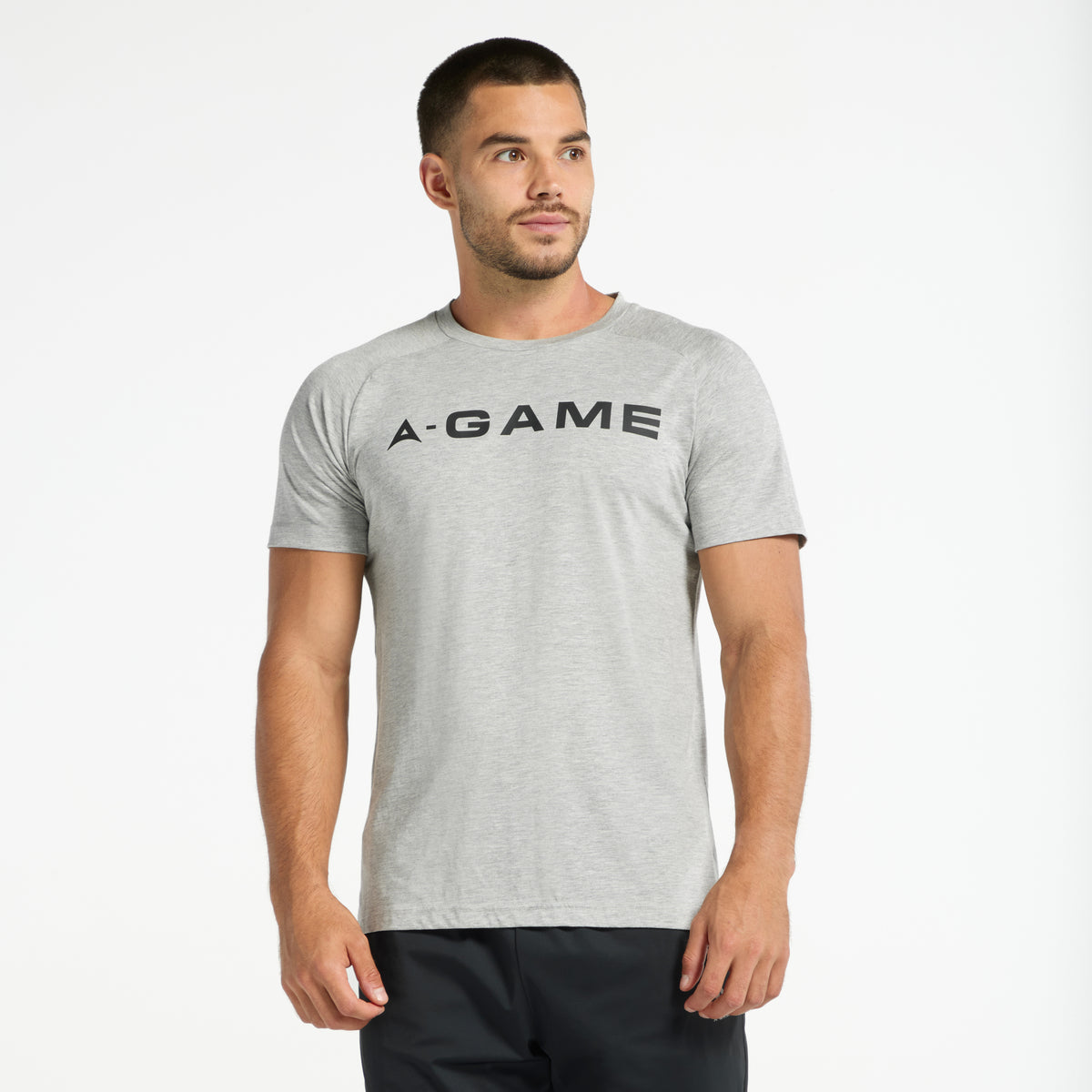 Men's Graphic T-Shirt - Grey Marl