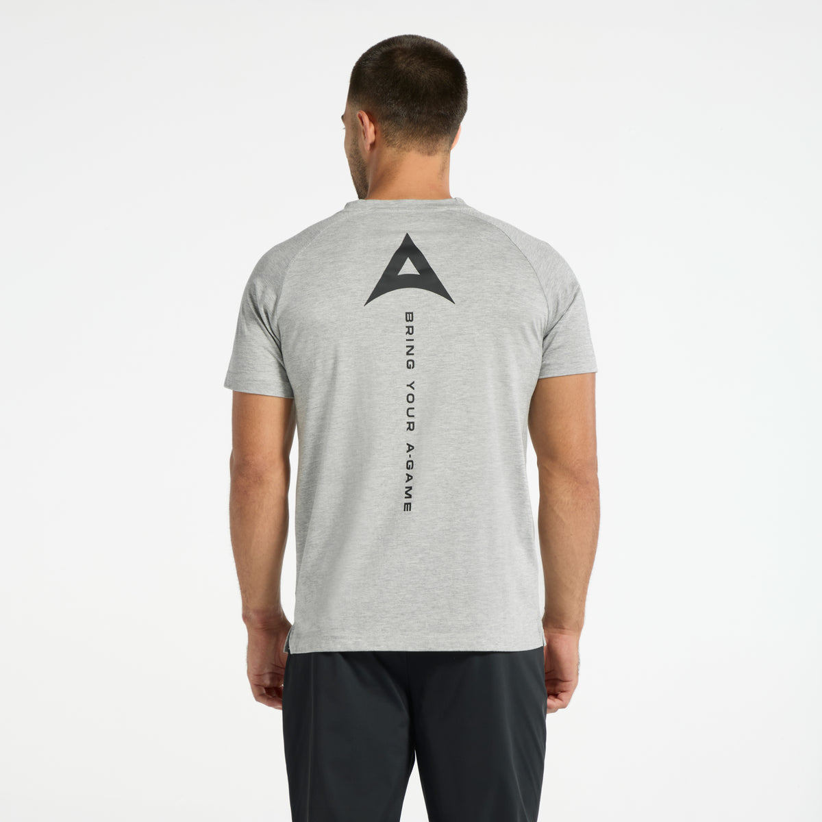Men's Graphic T-Shirt - Grey Marl