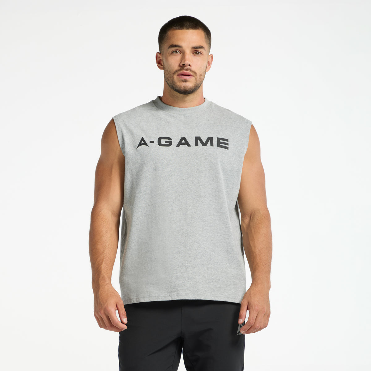 Men's Sleeveless T-Shirt - Grey Marl