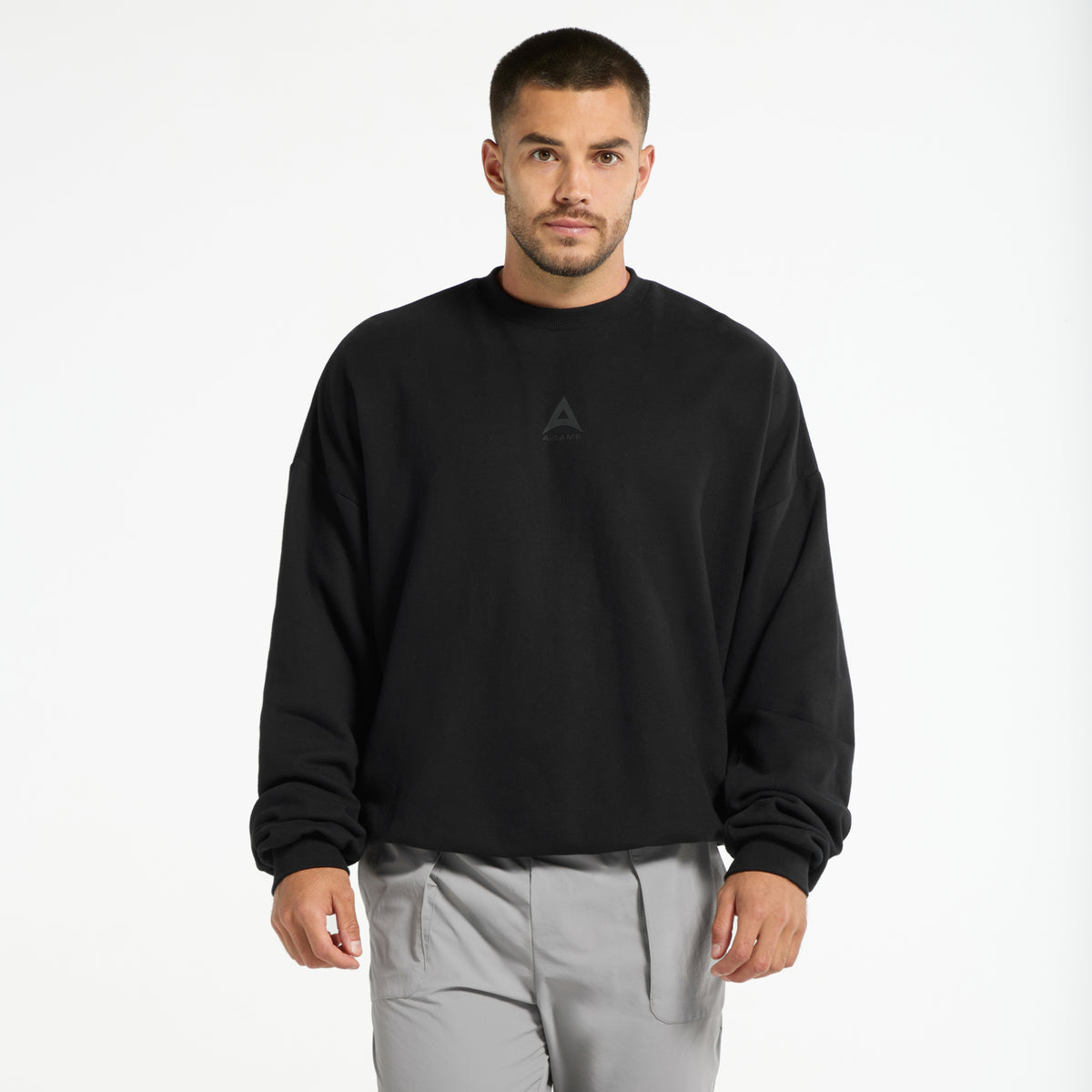 Men's Relaxed Sweatshirt - Black
