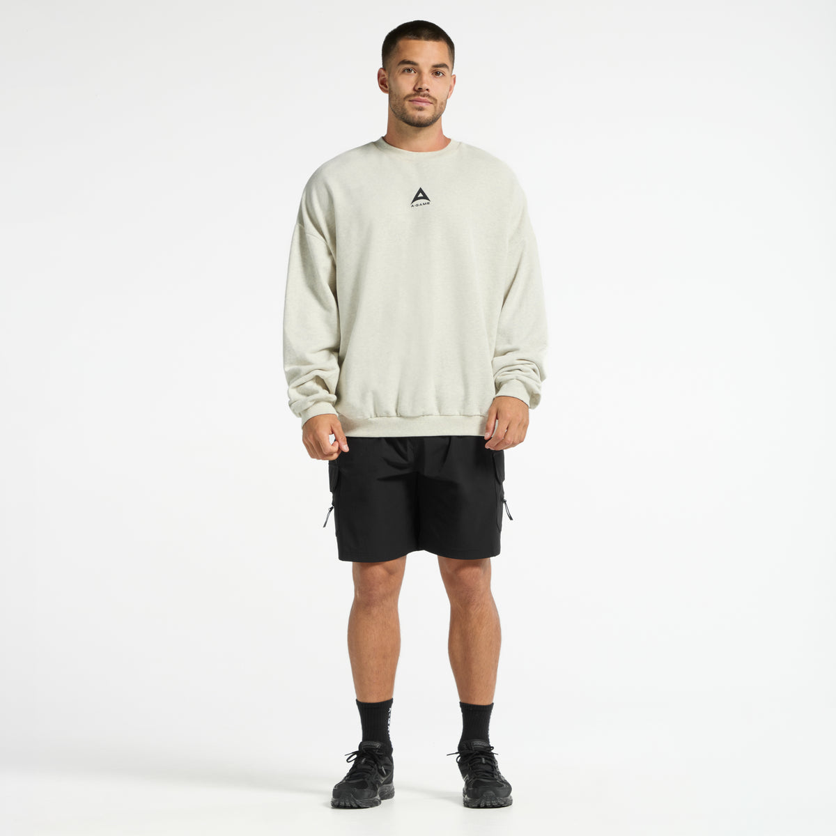 Men's Relaxed Sweatshirt - Snow Marl