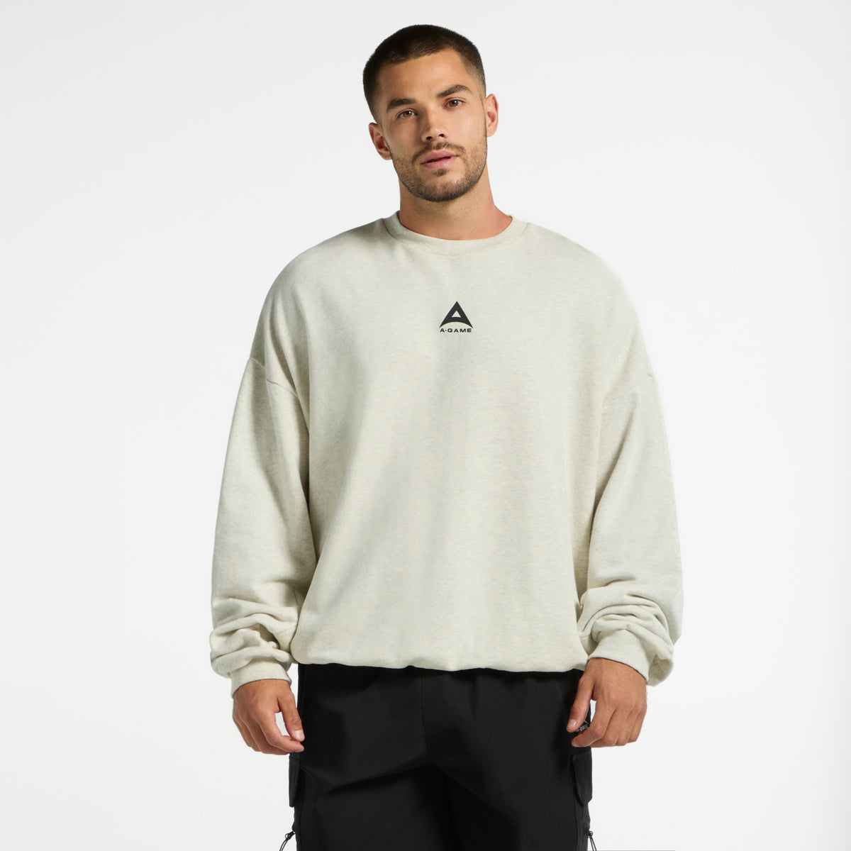 Men's Relaxed Sweatshirt - Snow Marl