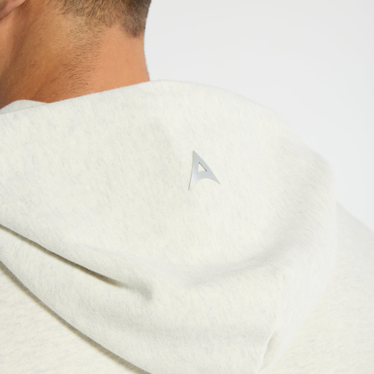 Men's Relaxed Hoodie - Snow Marl
