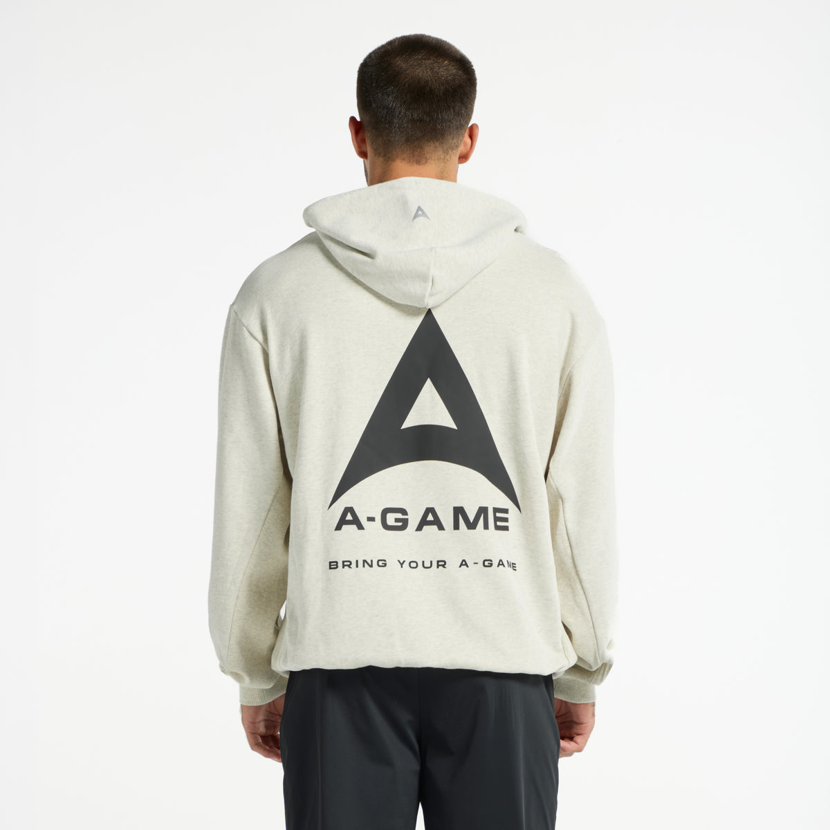 Men's Relaxed Hoodie - Snow Marl