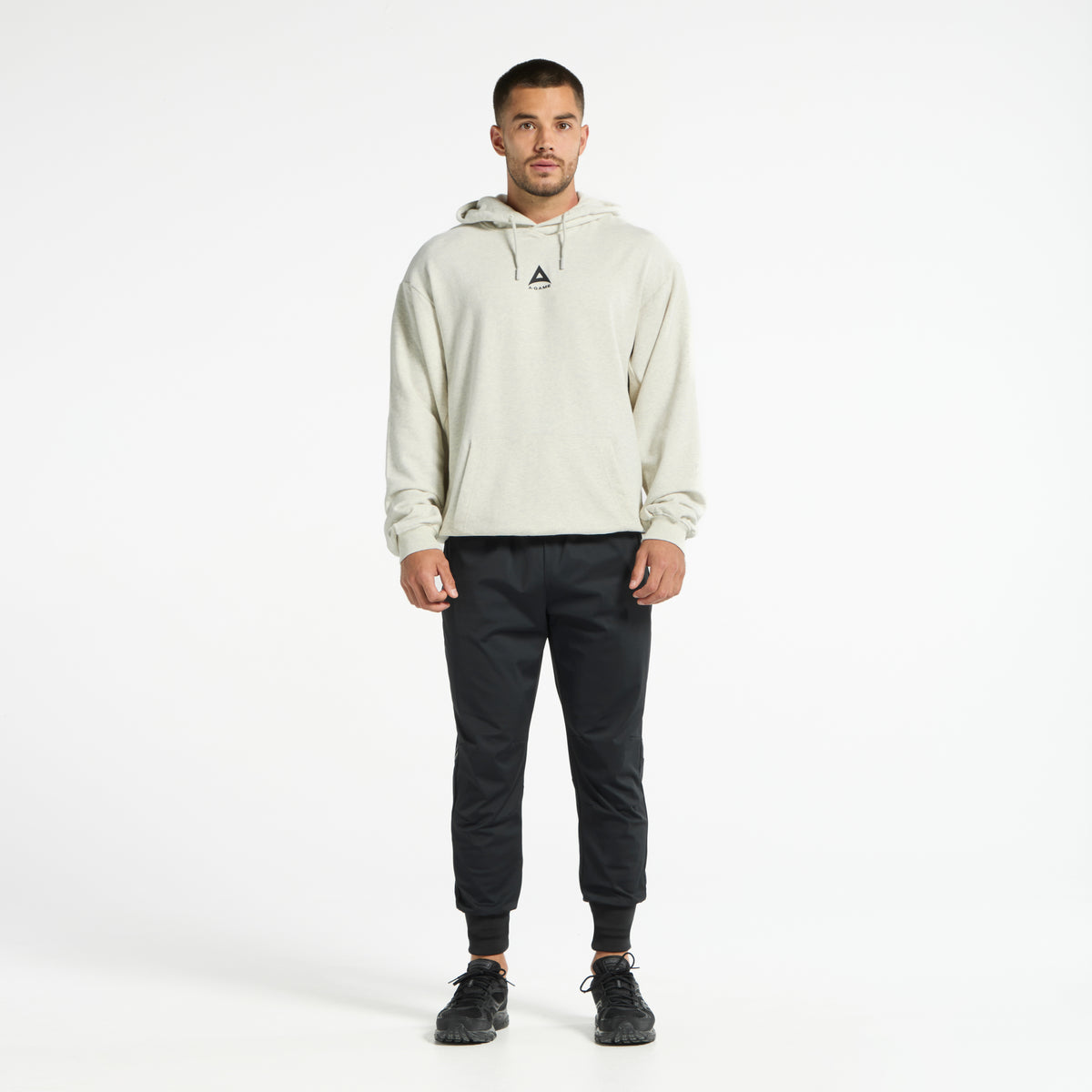 Men's Relaxed Hoodie - Snow Marl