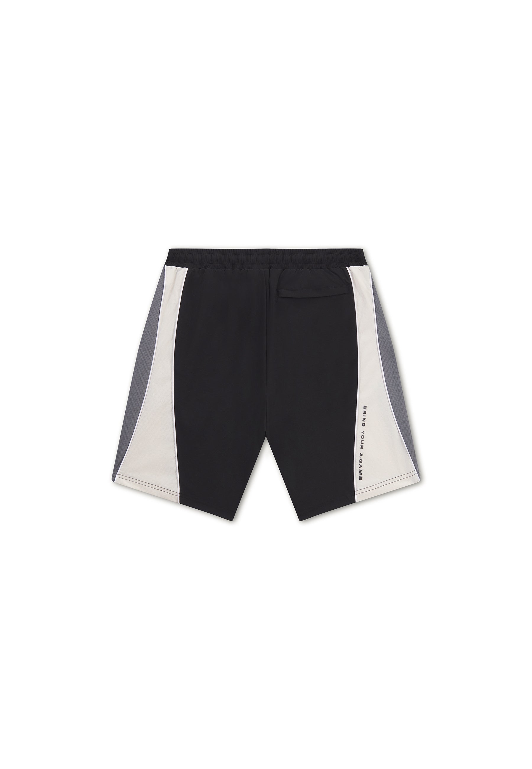 Men's Textured Shorts - Black / Light Grey