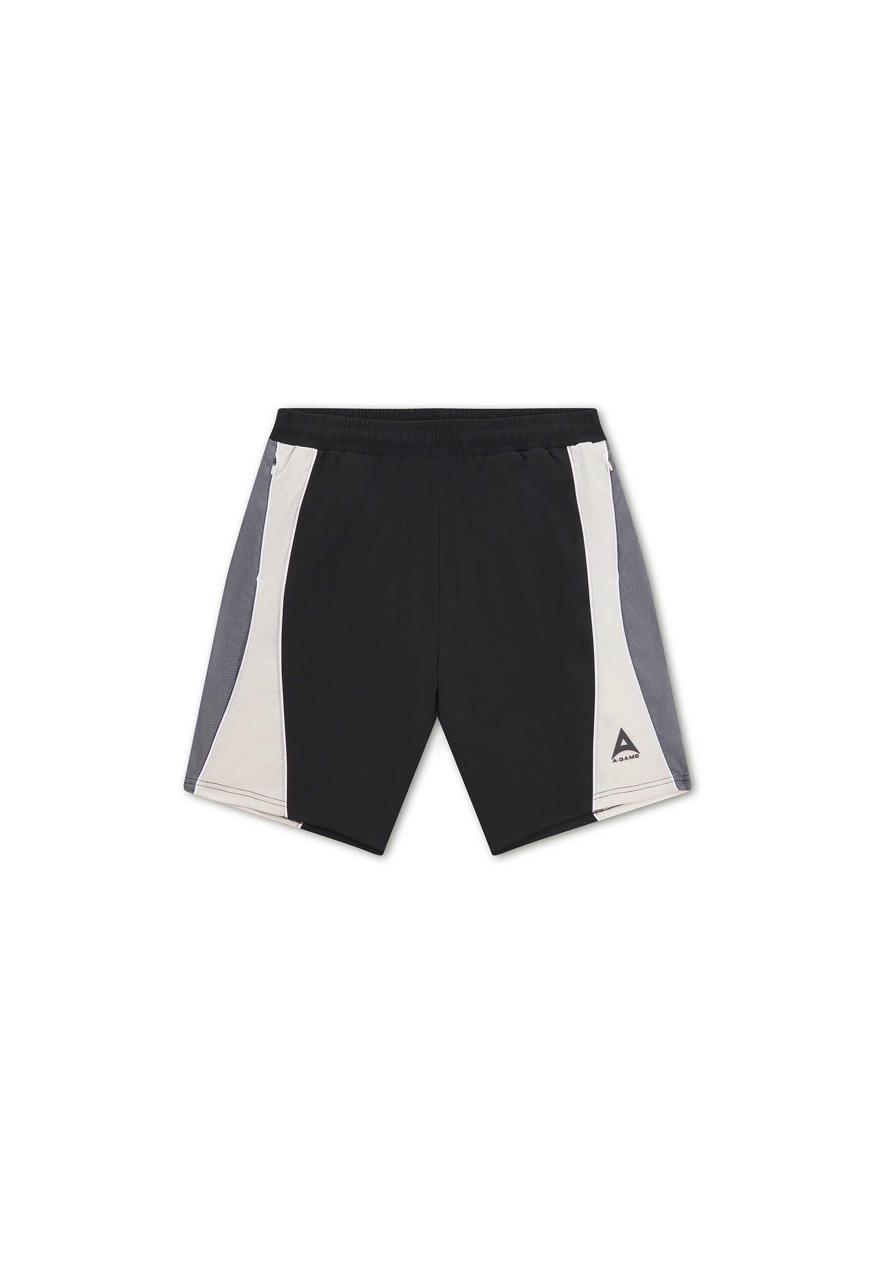 Men's Textured Shorts - Black / Light Grey