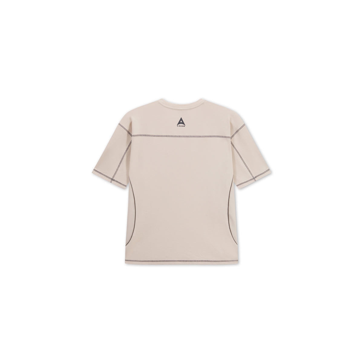 Men's Seam Detail Tech T-Shirt - Beige