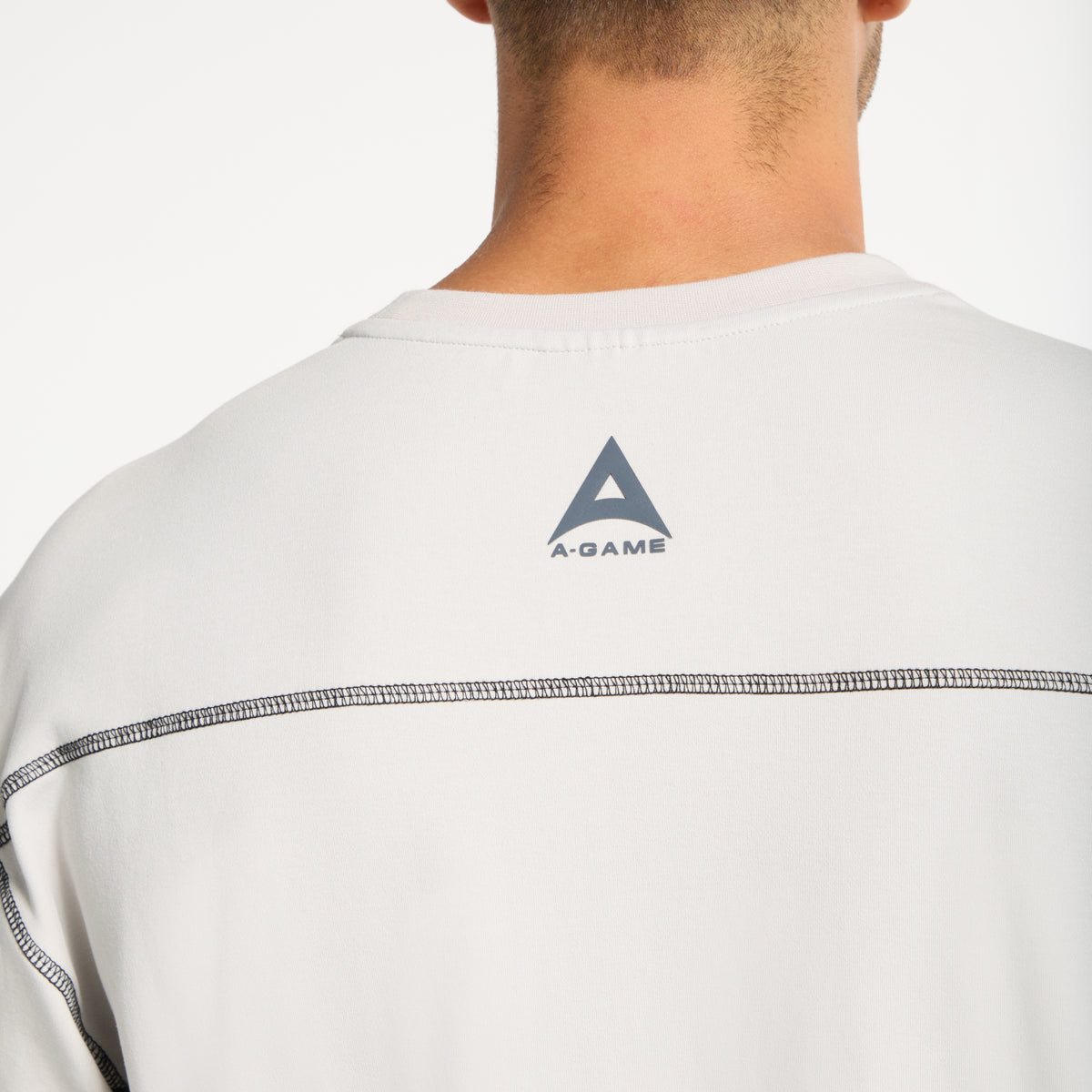 Men's Seam Detail Tech T-Shirt - Grey