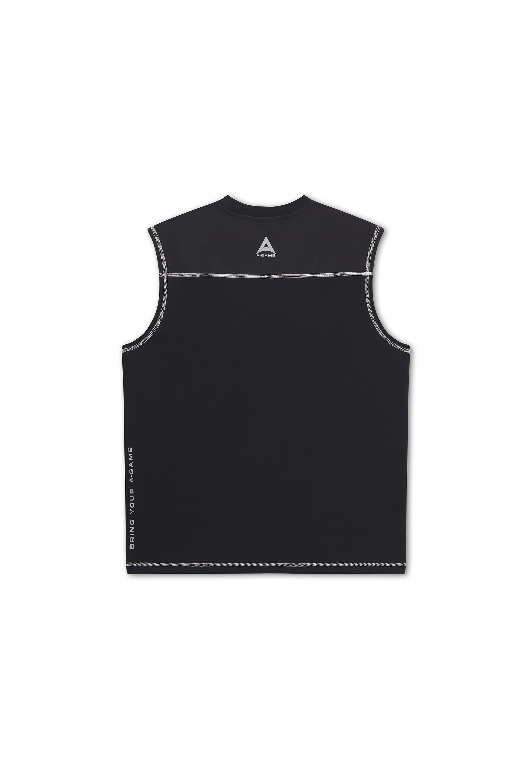 Men's Seam Detail Tech T-Shirt - Black