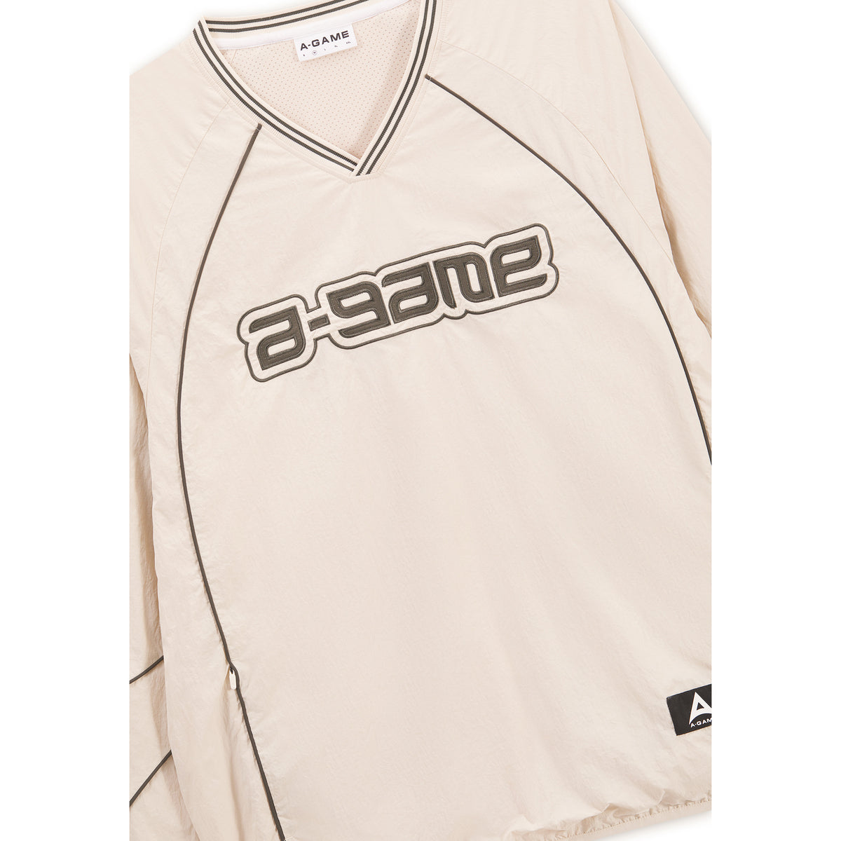 Men's Woven Tech Top - Beige