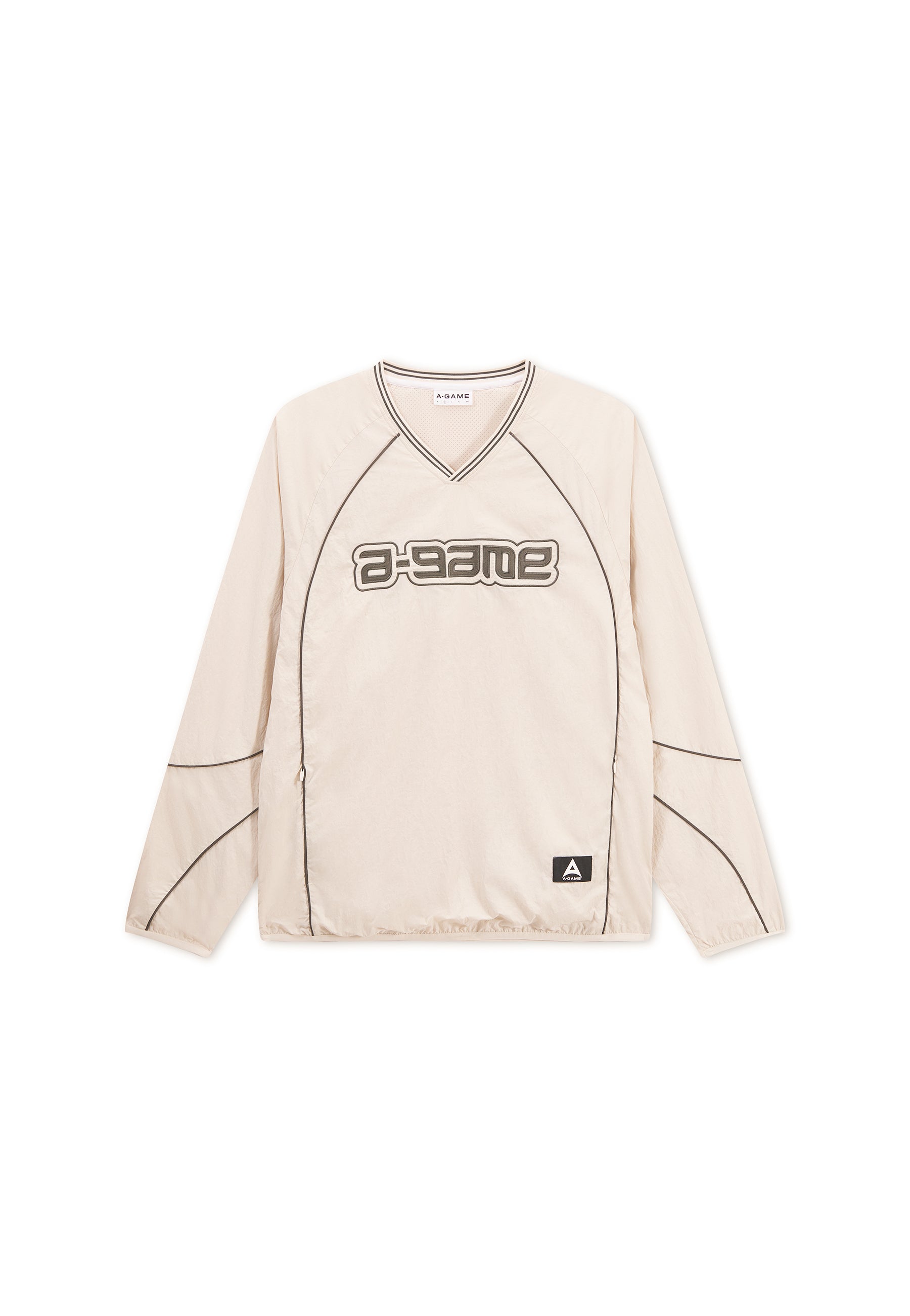 Men's Woven Tech Top - Beige