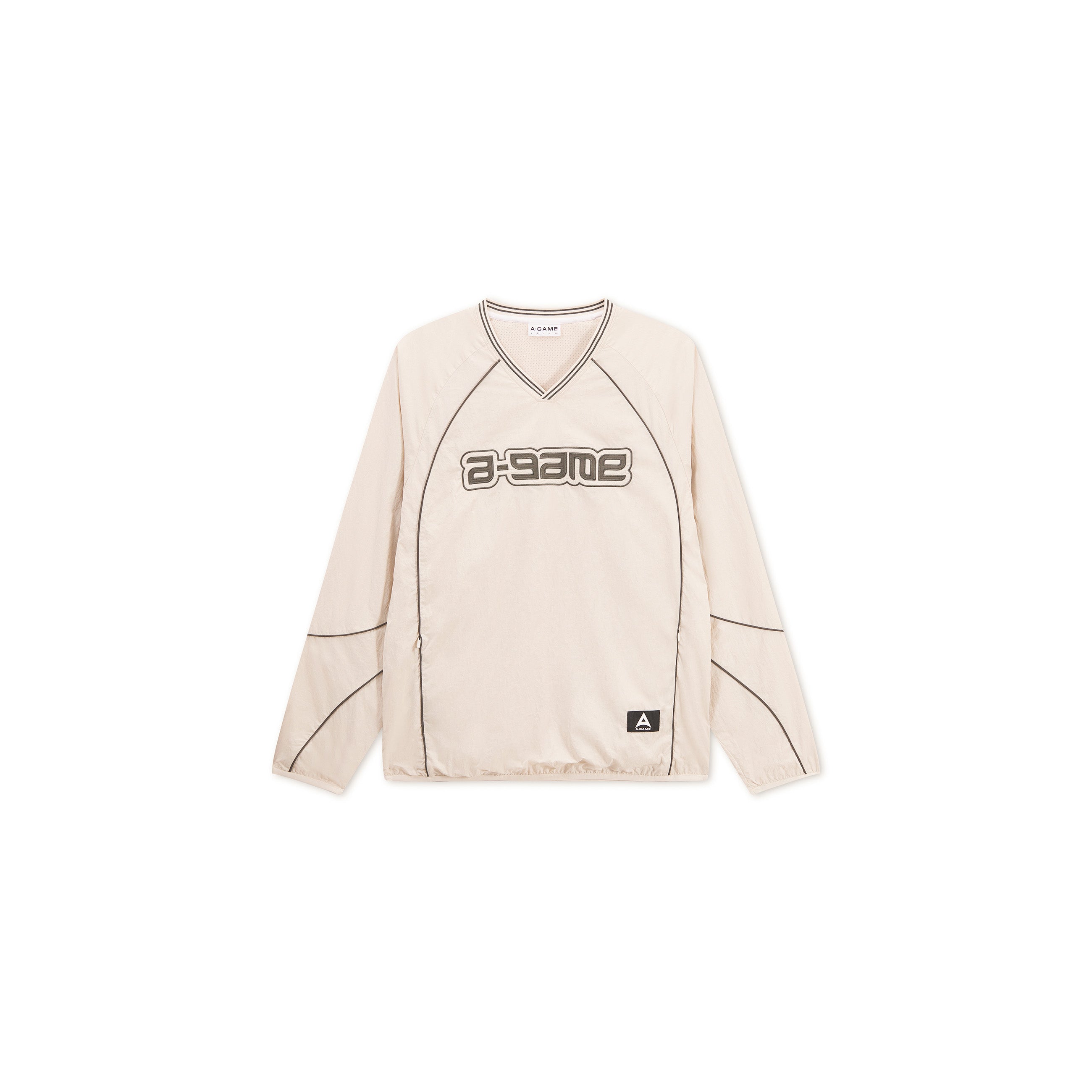 Men's Woven Tech Top - Beige
