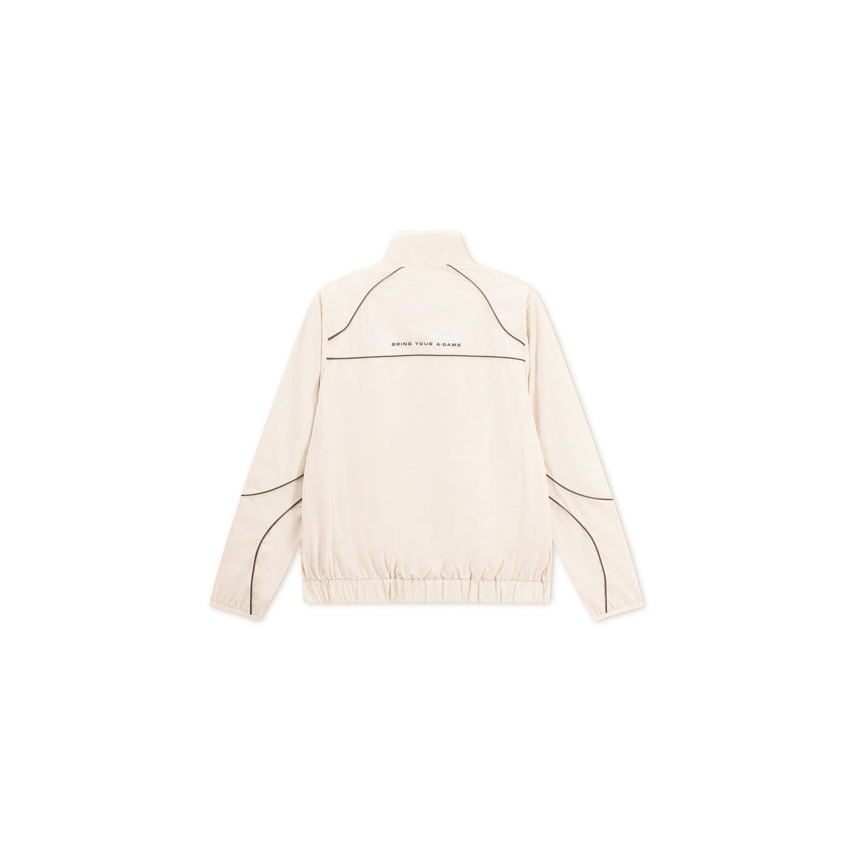 Men's Woven Tech Track Jacket - Beige