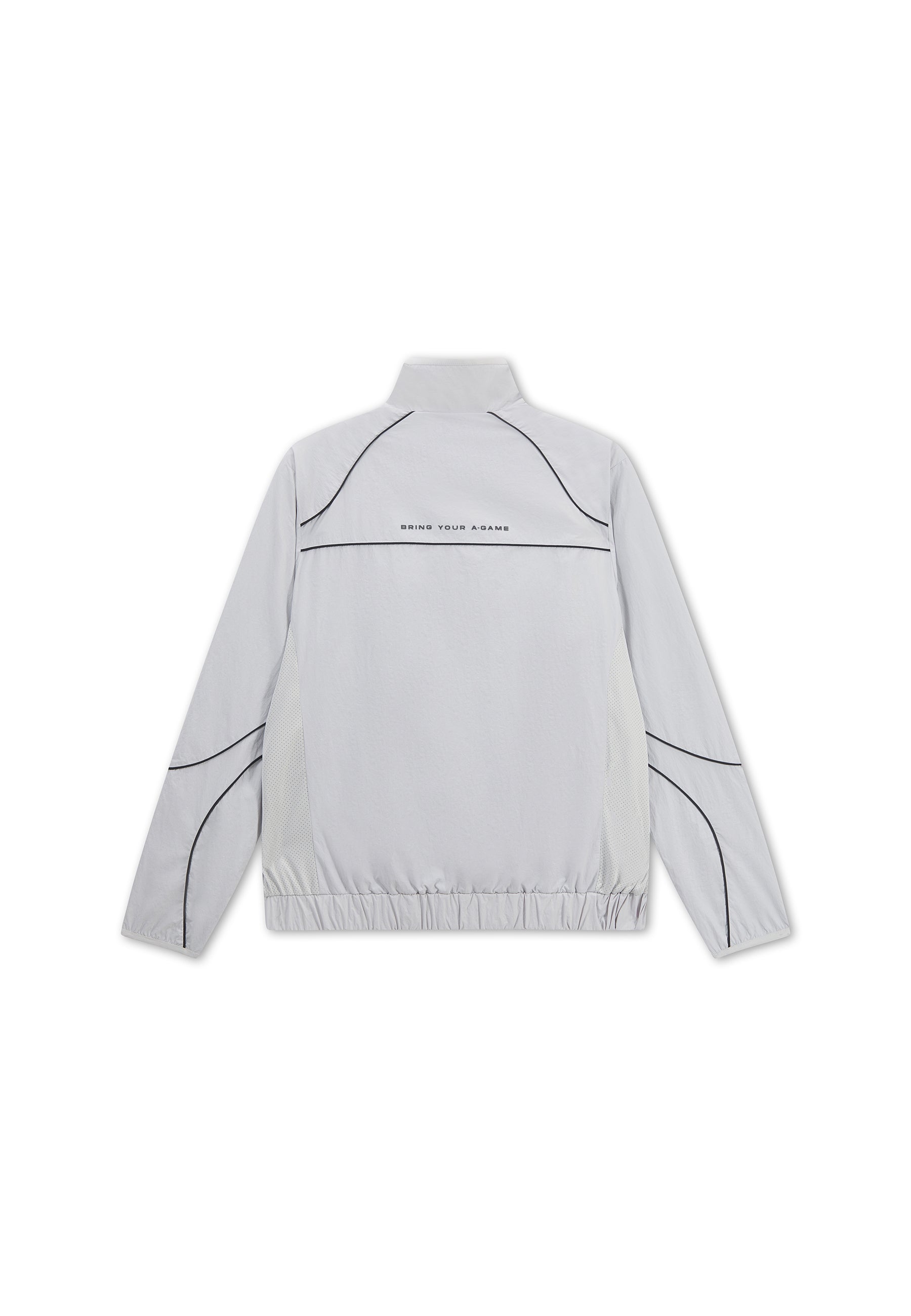 Men's Woven Tech Track Jacket - Grey