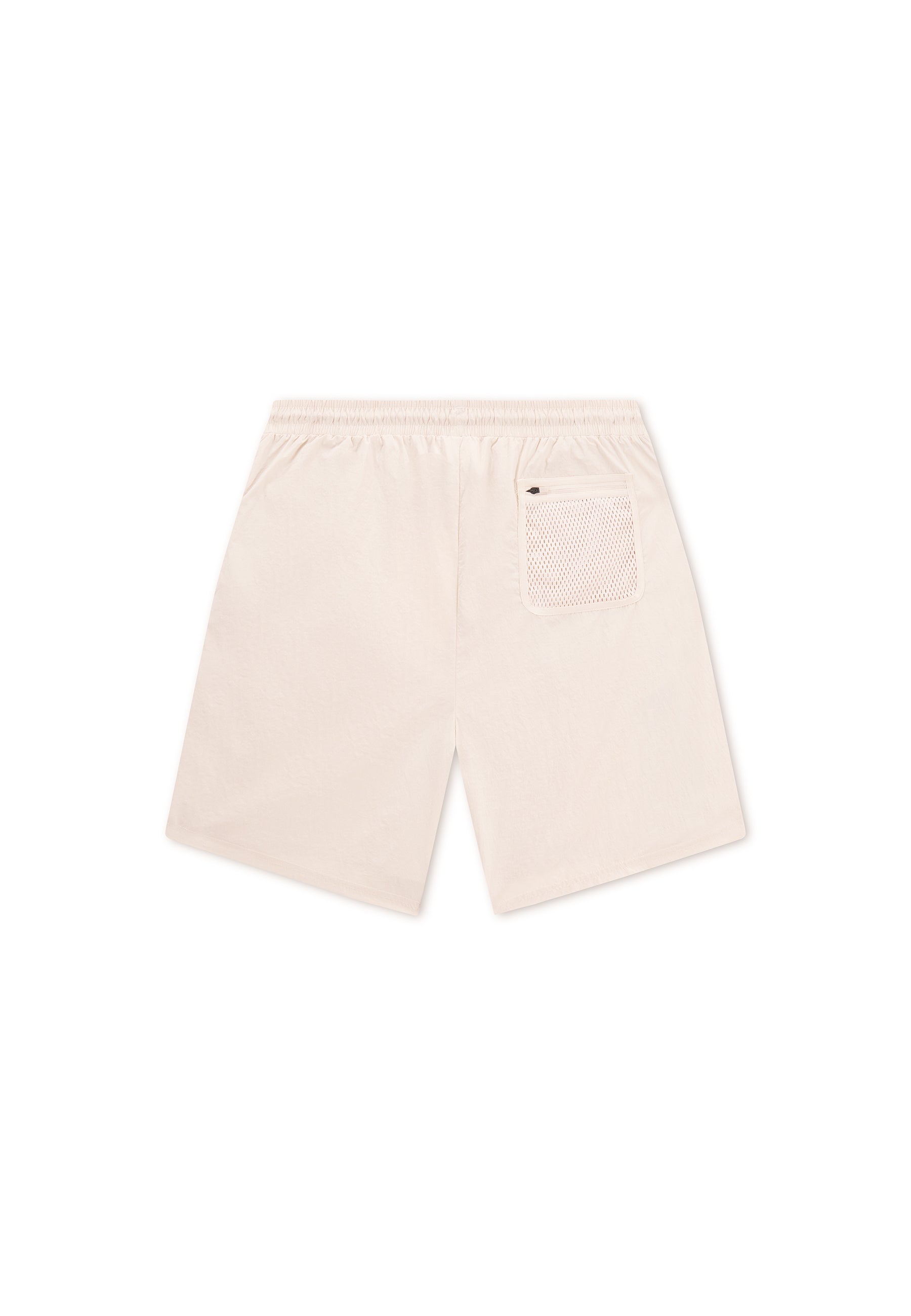 Men's Woven Tech Popper Shorts - Beige