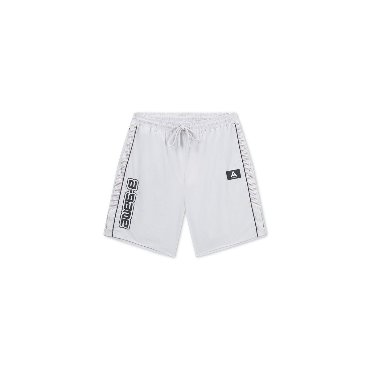 Men's Woven Tech Popper Shorts - Grey