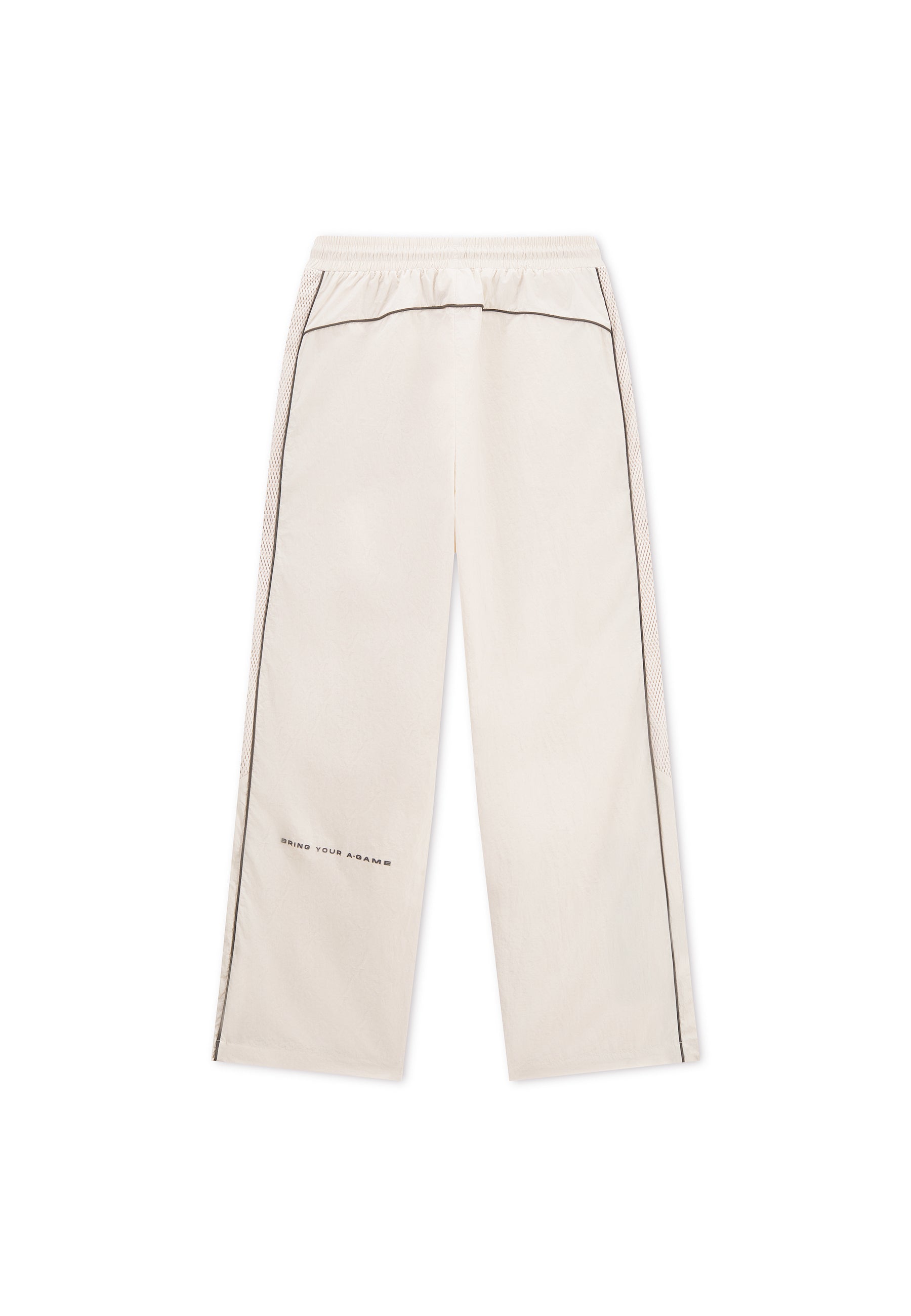 Men's Woven Tech Popper Pants - Beige