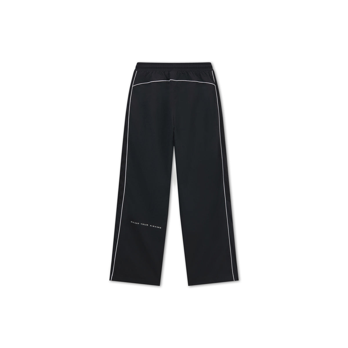 Men's Woven Tech Popper Pants - Black