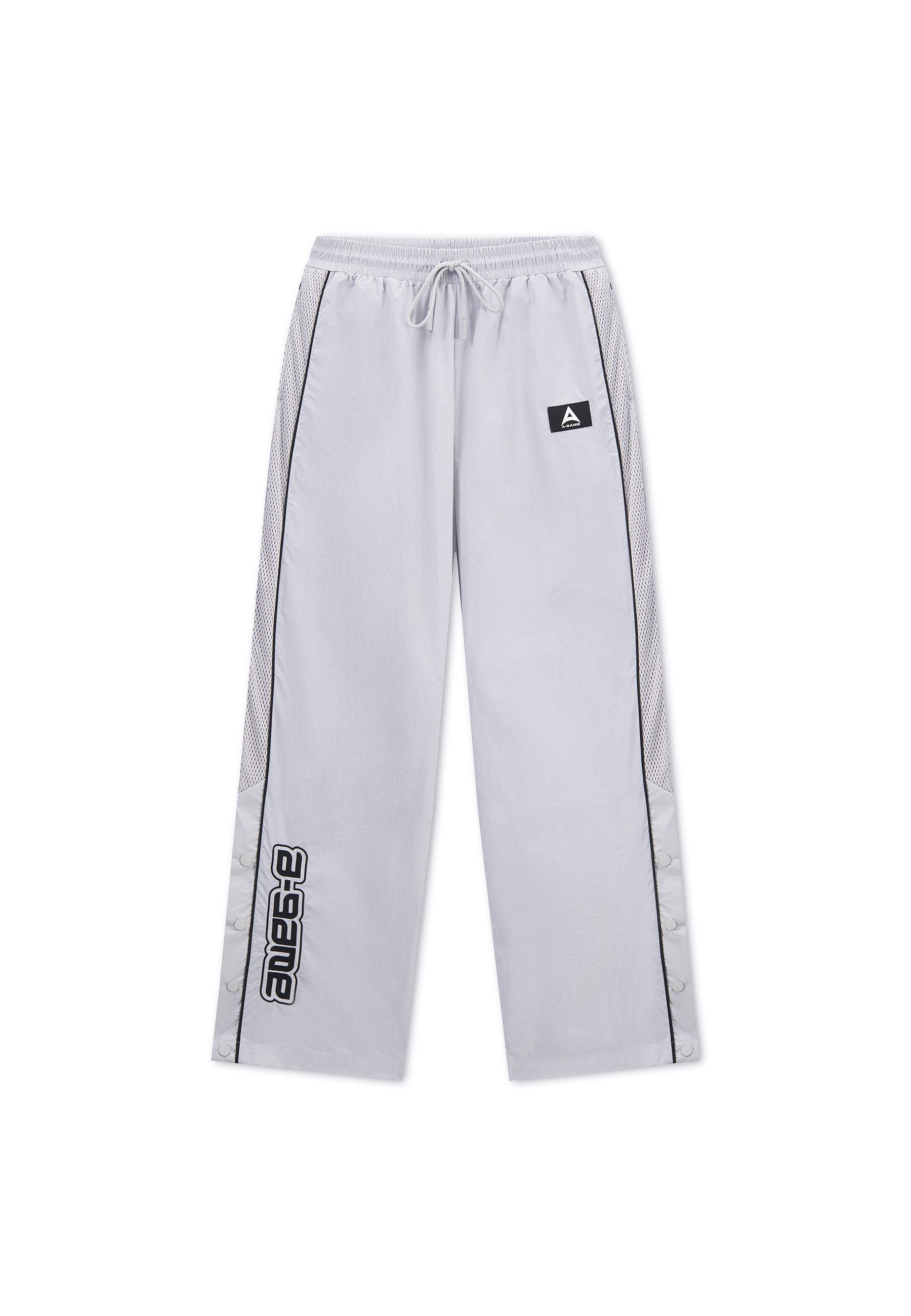 Men's Woven Tech Popper Pants - Grey