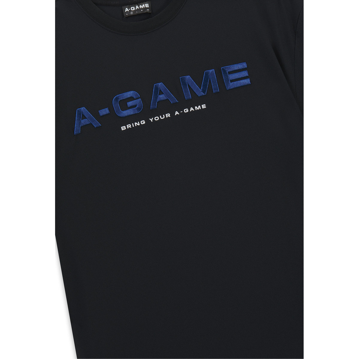 Men's Waffle Tech T-Shirt - Black