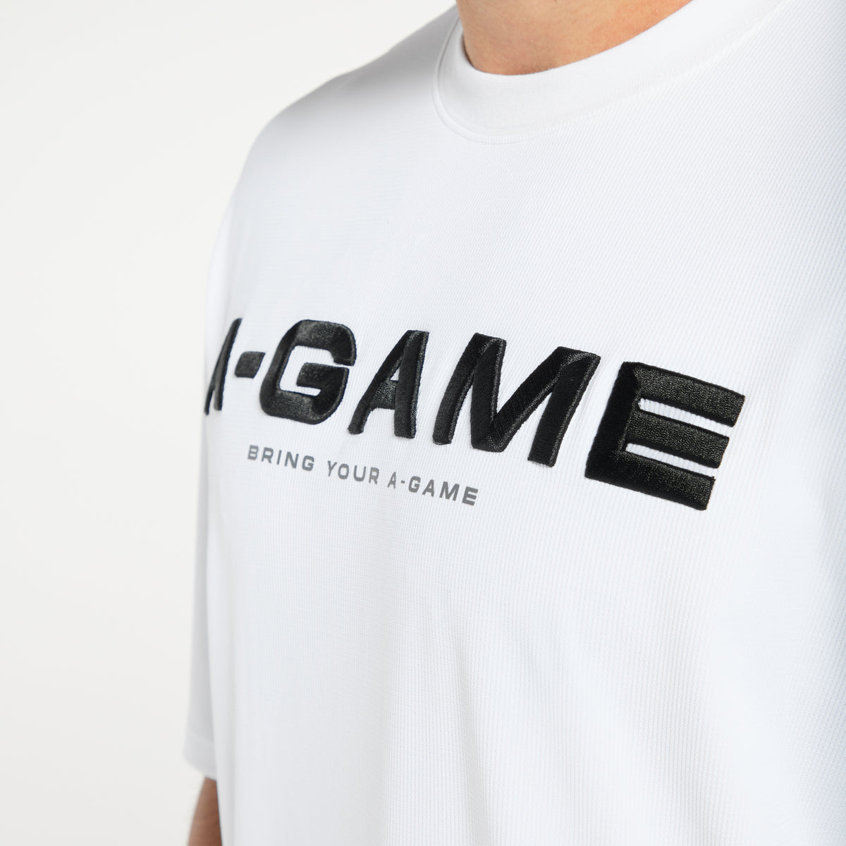 Men's Waffle Tech T-Shirt - White