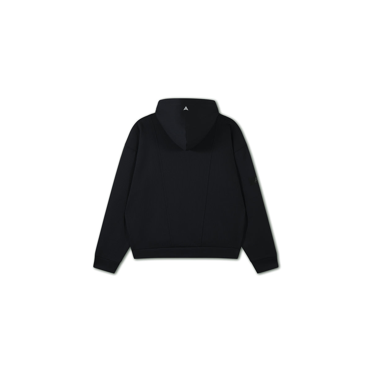 Men's Waffle Tech Hoodie - Black