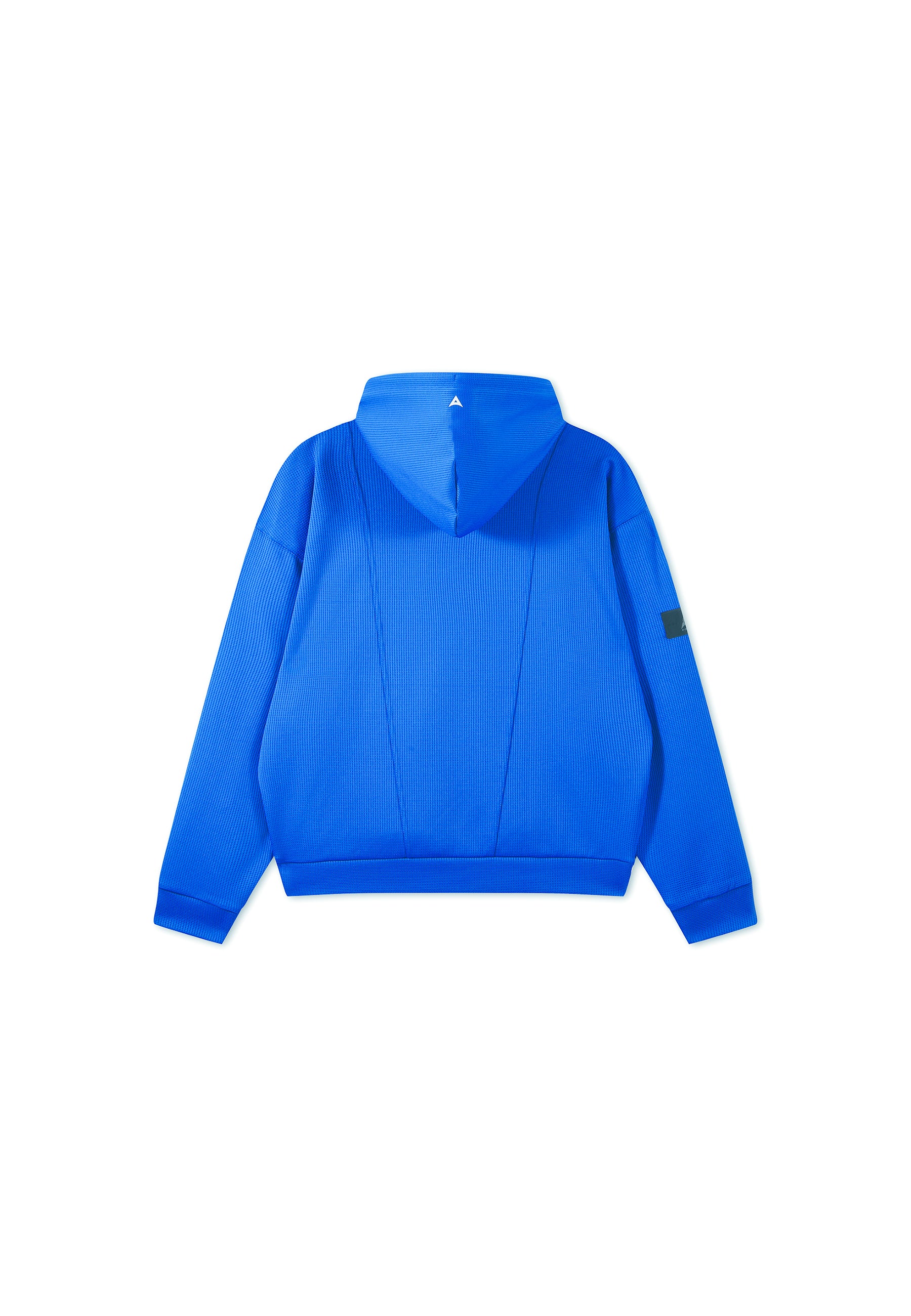 MENS LIFEWEAR WAFFLE TECH HOODIE - COBALT BLUE